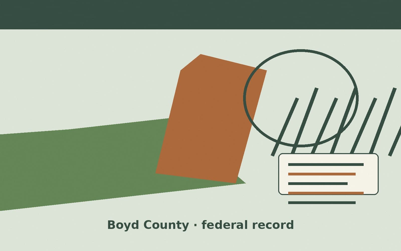 Public notice. Boyd County, Nebraska, has a federal award on the public books. On August 18, 2026, the Department of Housing and Urban Development recorded a formula grant of $154.