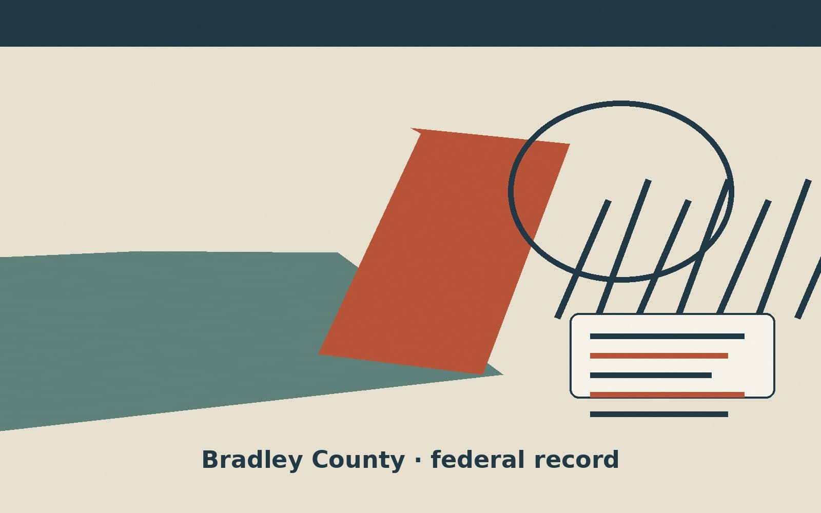 Public notice. Bradley County, Tennessee, has a federal award on the public books. On September 29, 2026, the Securities and Exchange Commission recorded a delivery order of $458,0