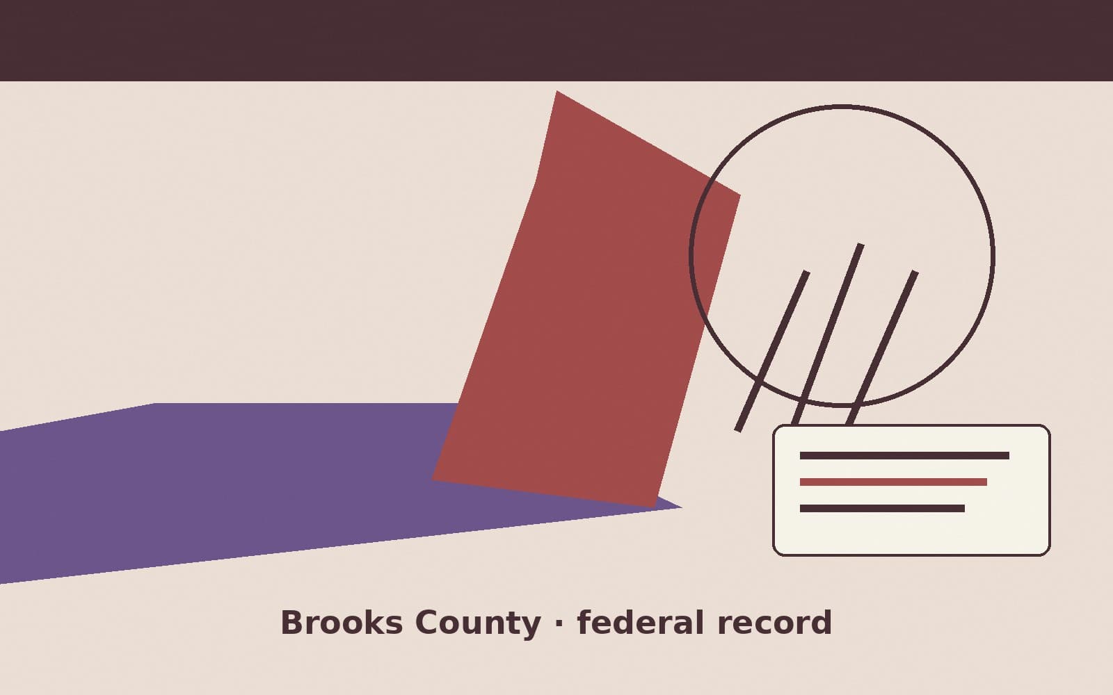 Public notice. Brooks County, Texas, has a federal award on the public books. On August 18, 2026, the Department of Housing and Urban Development recorded a formula grant of $2,156