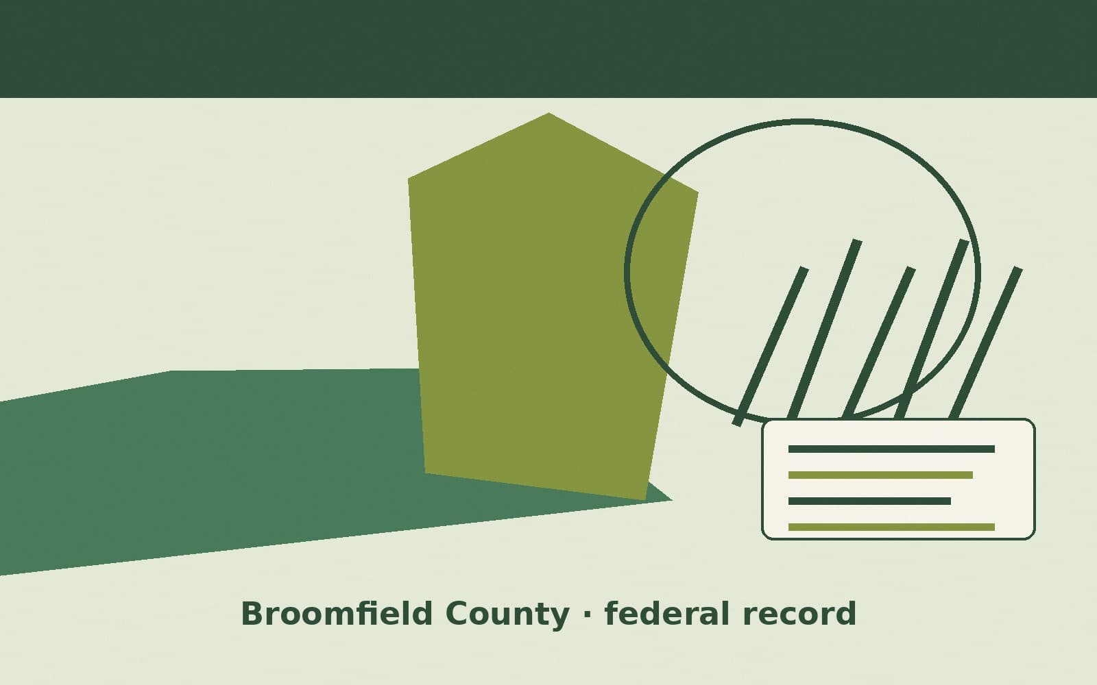 Public notice. Broomfield County, Colorado, has a federal award on the public books. On September 29, 2026, the National Aeronautics and Space Administration recorded a definitive