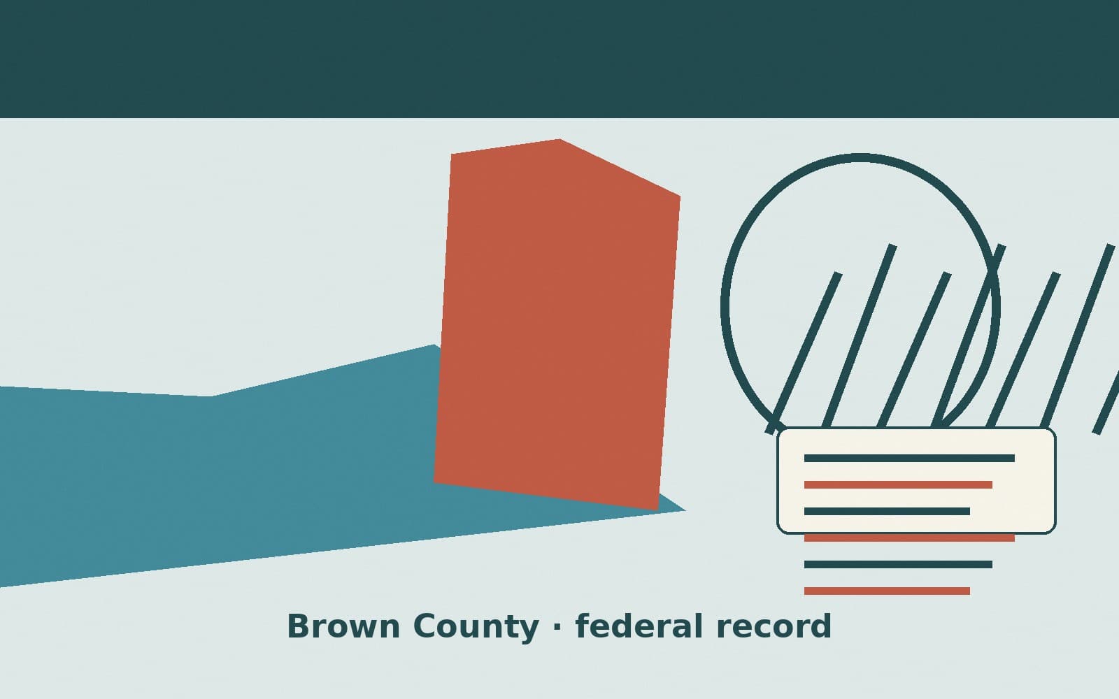 Public notice. Brown County, Indiana, has a federal award on the public books. On September 14, 2026, the Department of Homeland Security recorded a delivery order of $35,381.34. T