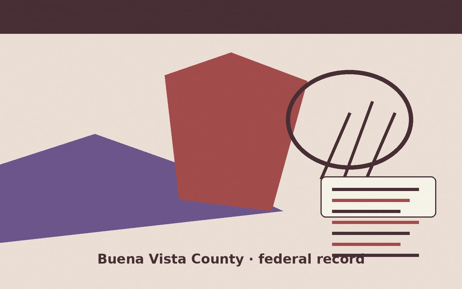 Public notice. Buena Vista County, Iowa, has a federal award on the public books. On August 19, 2026, the Department of Education recorded a formula grant of $52,809. The office on