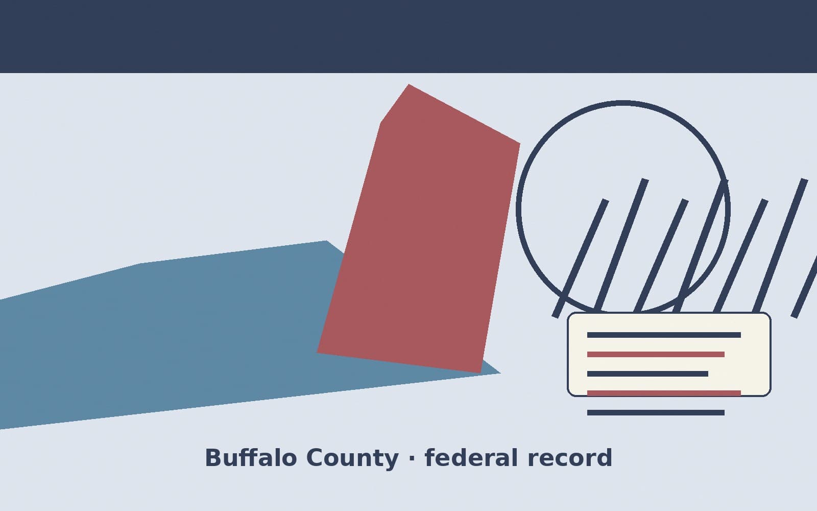 Public notice. Buffalo County, South Dakota, has a federal award on the public books. On September 25, 2026, the Department of Health and Human Services recorded a purchase order o