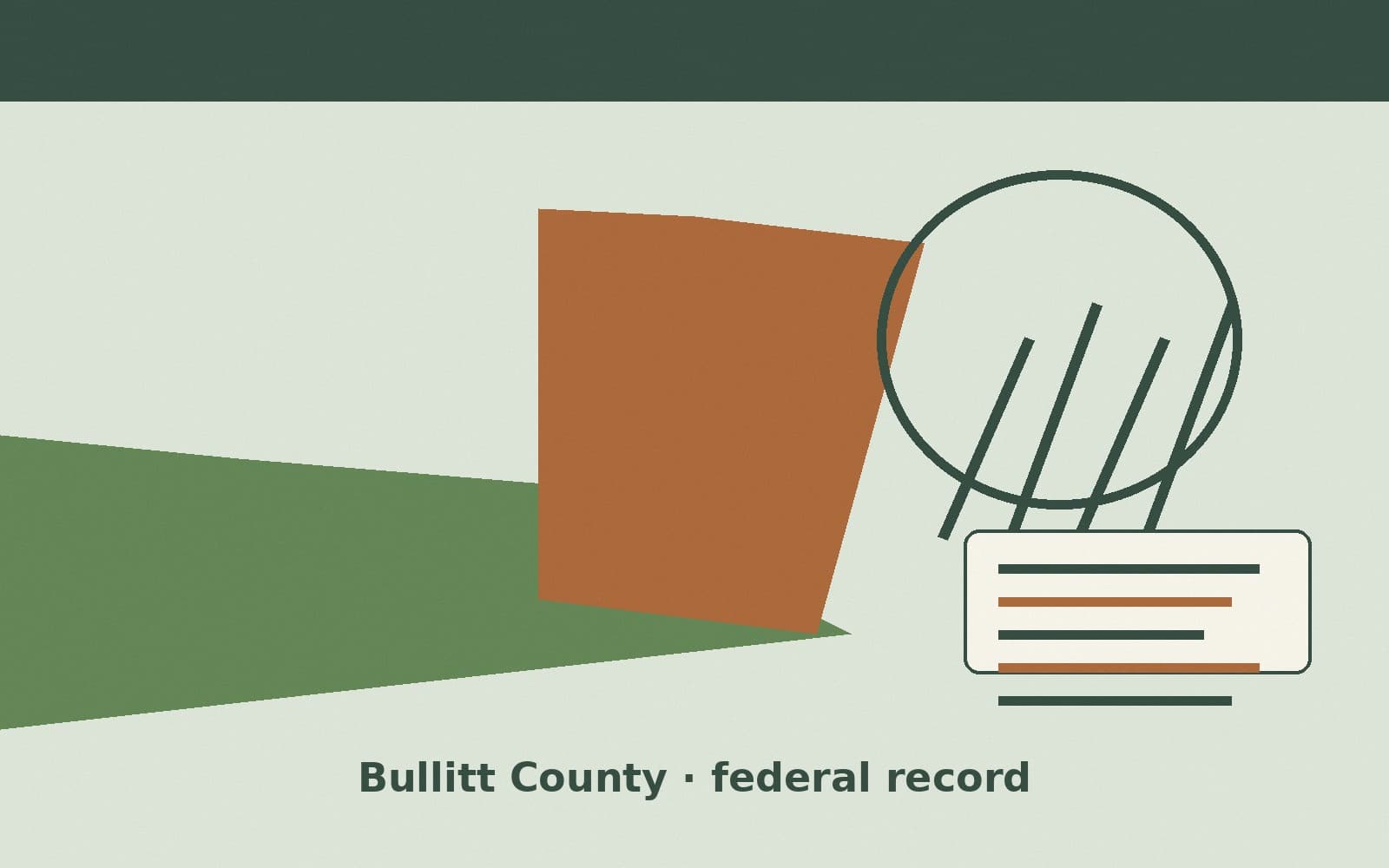 Public notice. Bullitt County, Kentucky, has a federal award on the public books. On September 28, 2026, the Department of Veterans Affairs recorded a purchase order of $1,500. The