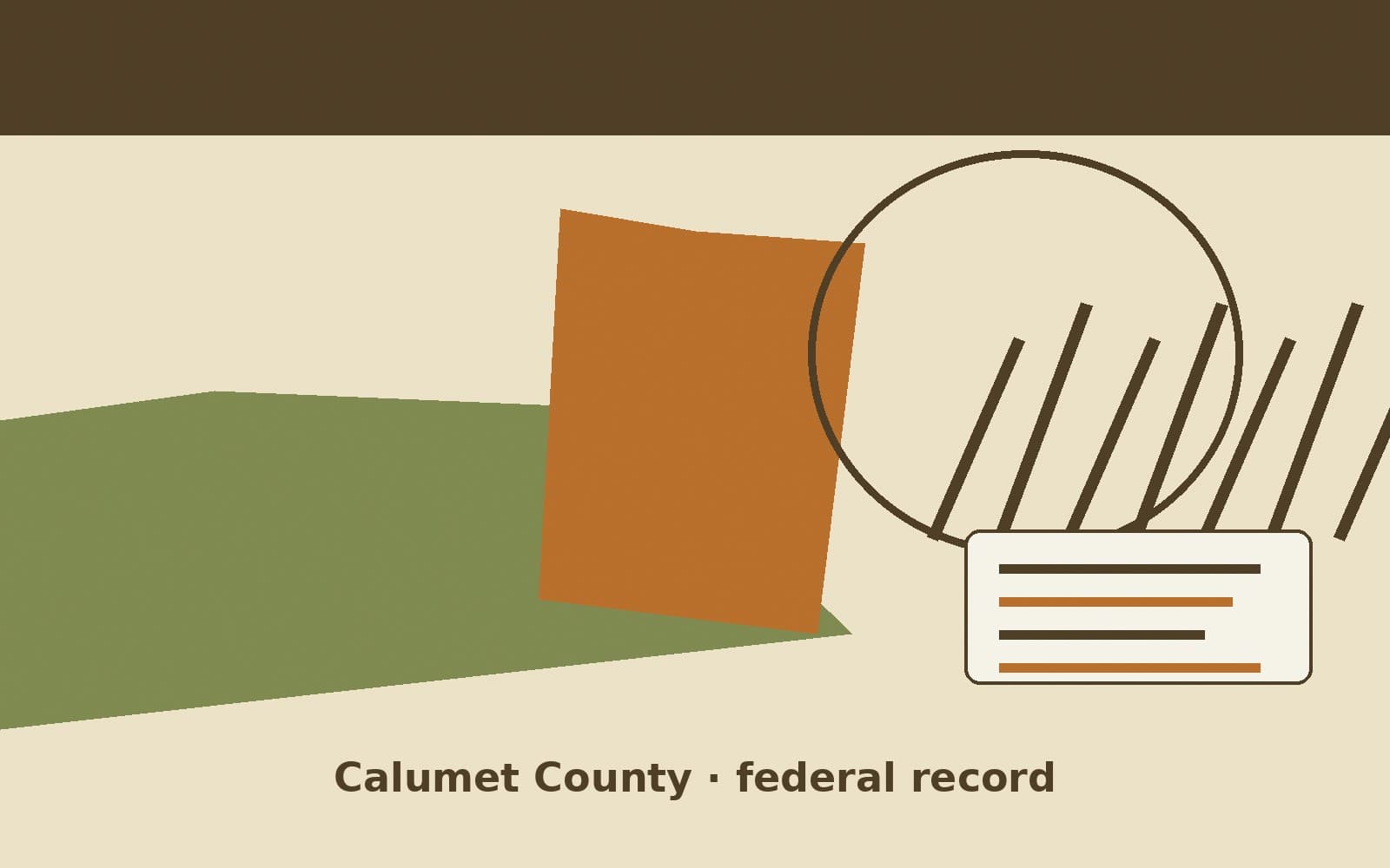 Public notice. Calumet County, Wisconsin, has a federal award on the public books. On September 22, 2026, the Department of Health and Human Services recorded a delivery order of $