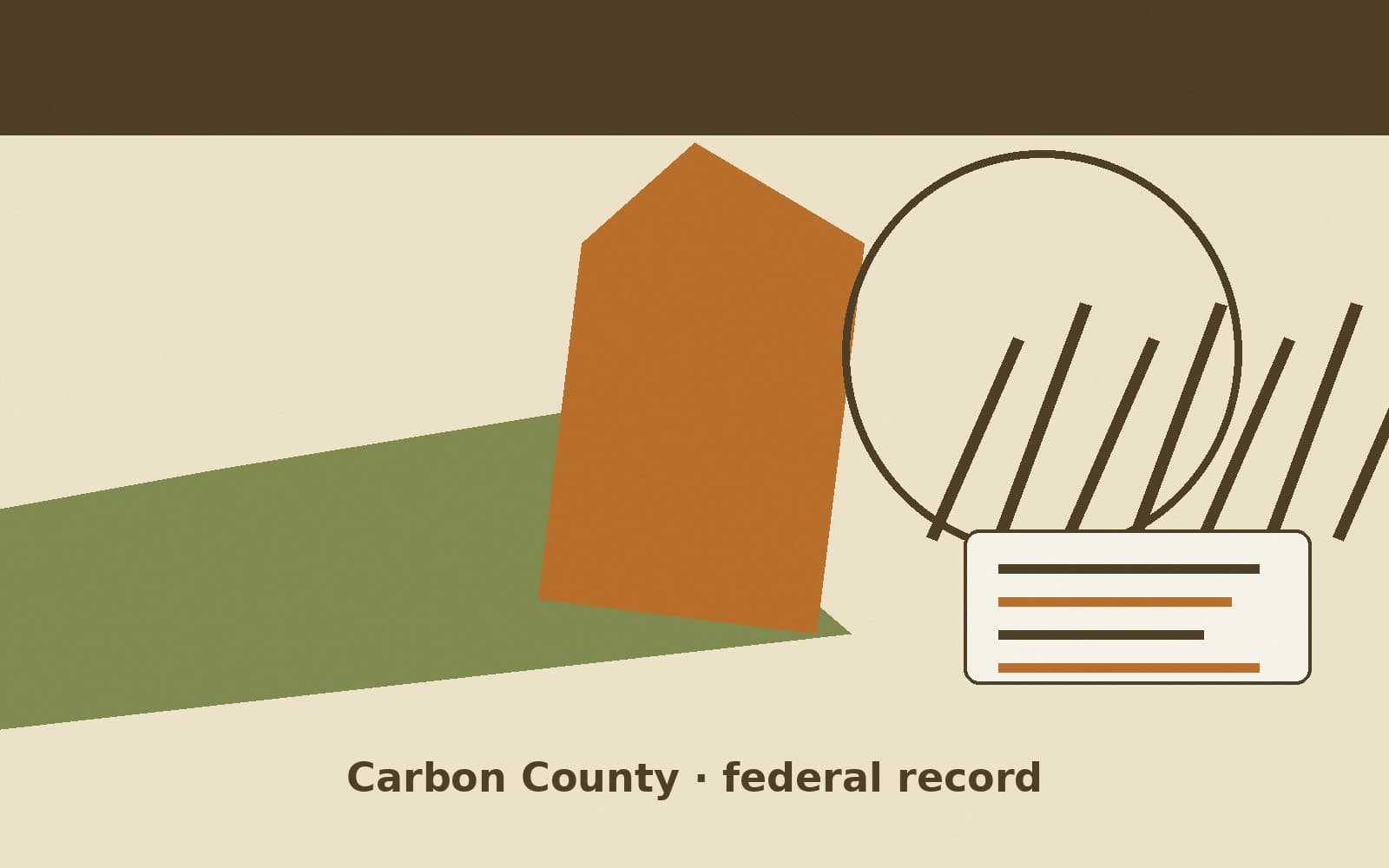 Public notice. Carbon County, Wyoming, has a federal award on the public books. On September 29, 2026, the Department of Agriculture recorded a delivery order of $55,925. The offic