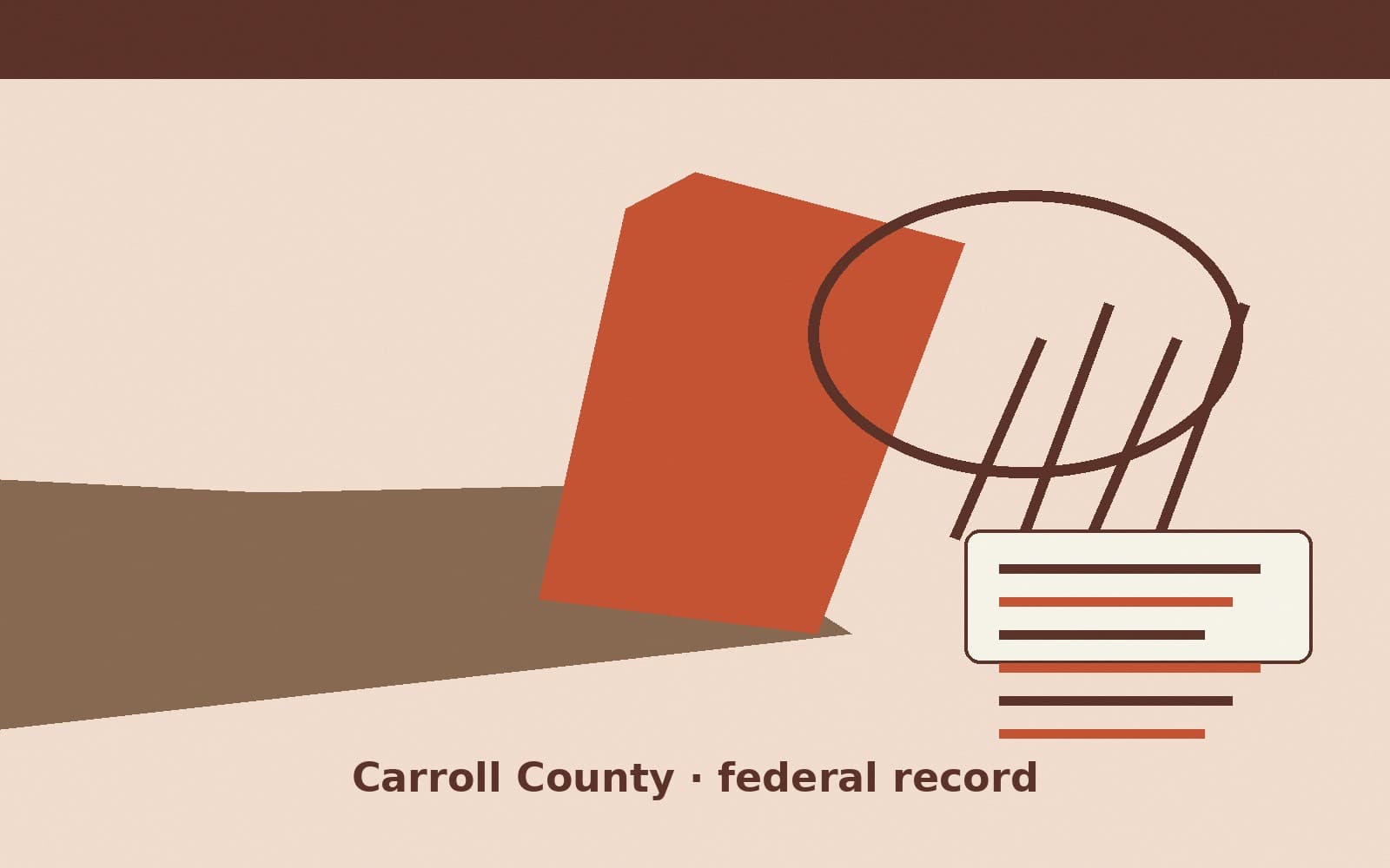 Public notice. Carroll County, Illinois, has a federal award on the public books. On September 10, 2026, the Department of Justice recorded a purchase order of $90,478.10. The offi