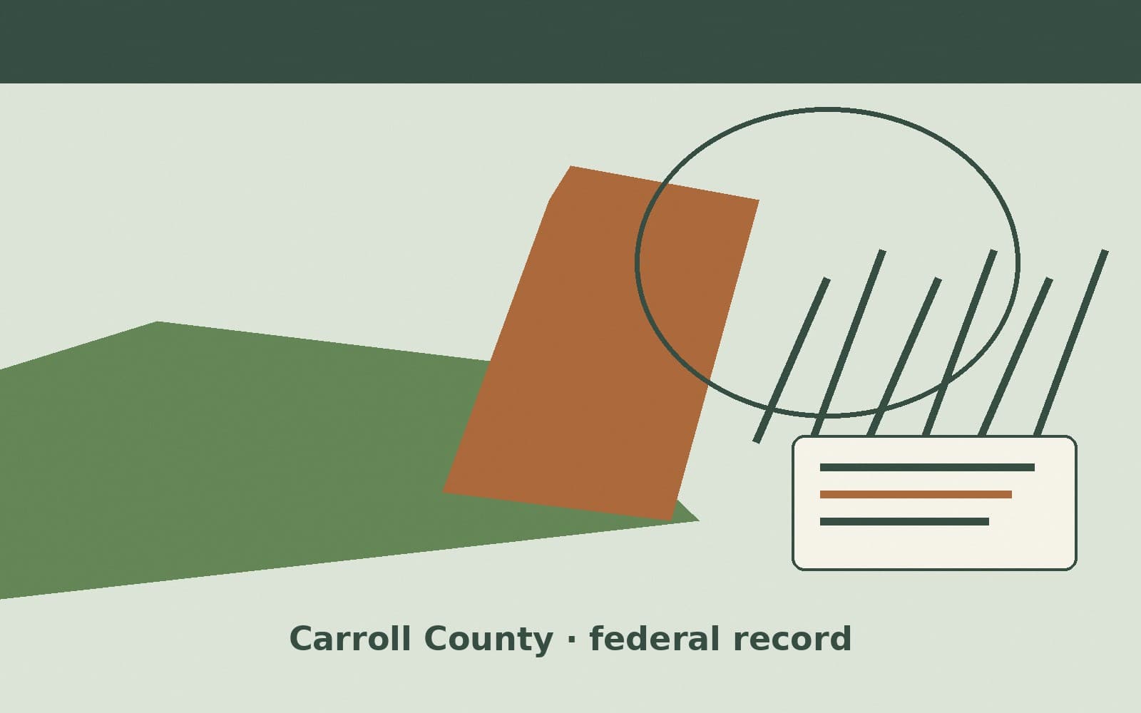 Public notice. Carroll County, Virginia, has a federal award on the public books. On September 23, 2026, the Department of Health and Human Services recorded a project grant of $25