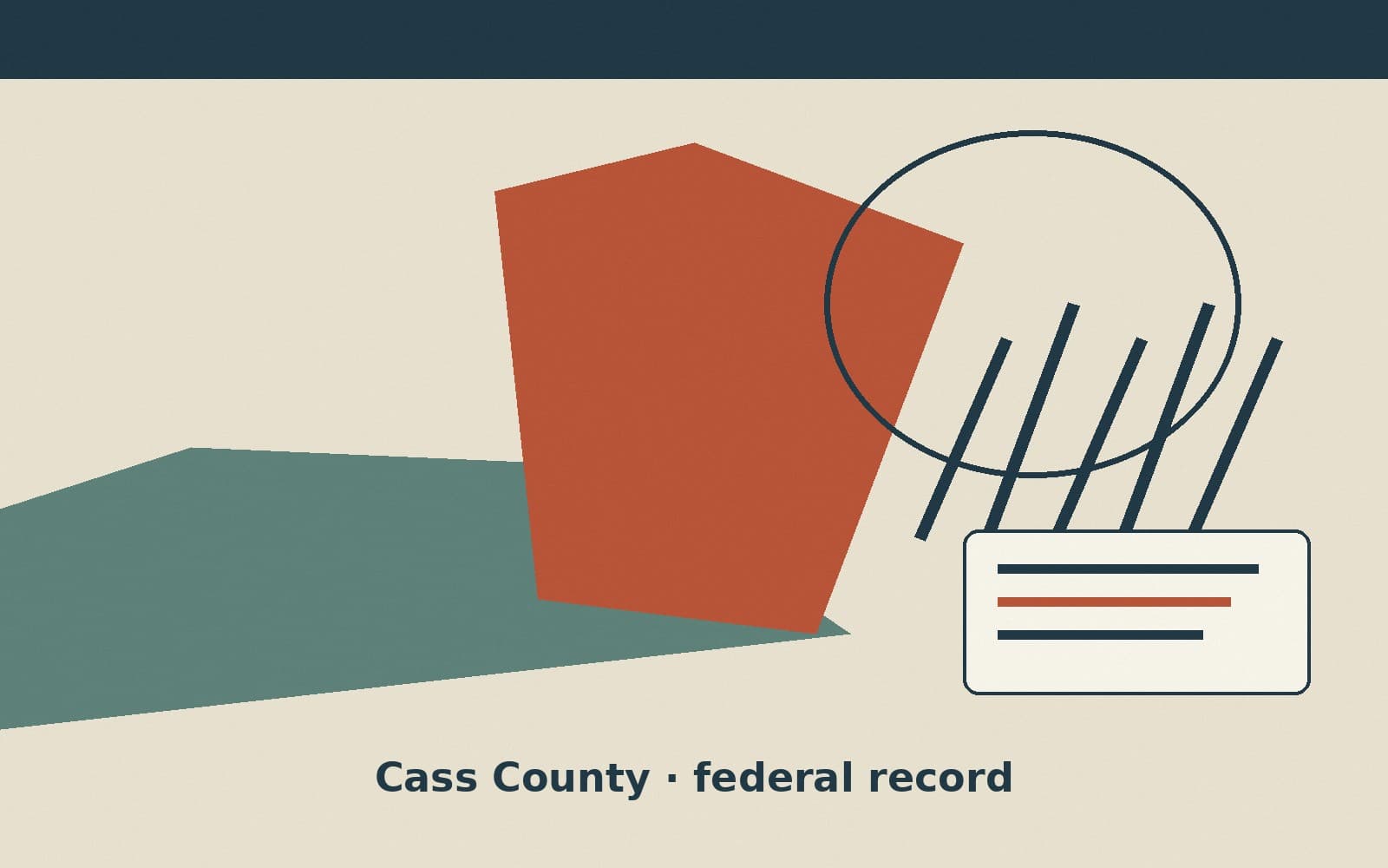Public notice. Cass County, Michigan, has a federal award on the public books. On September 25, 2026, the Department of Justice recorded a delivery order of $15,582,784. The office