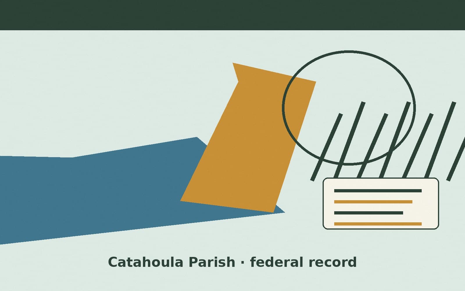 Public notice. Catahoula Parish, Louisiana, has a federal award on the public books. On September 17, 2026, the Department of Transportation recorded a formula grant of $3,480,791.