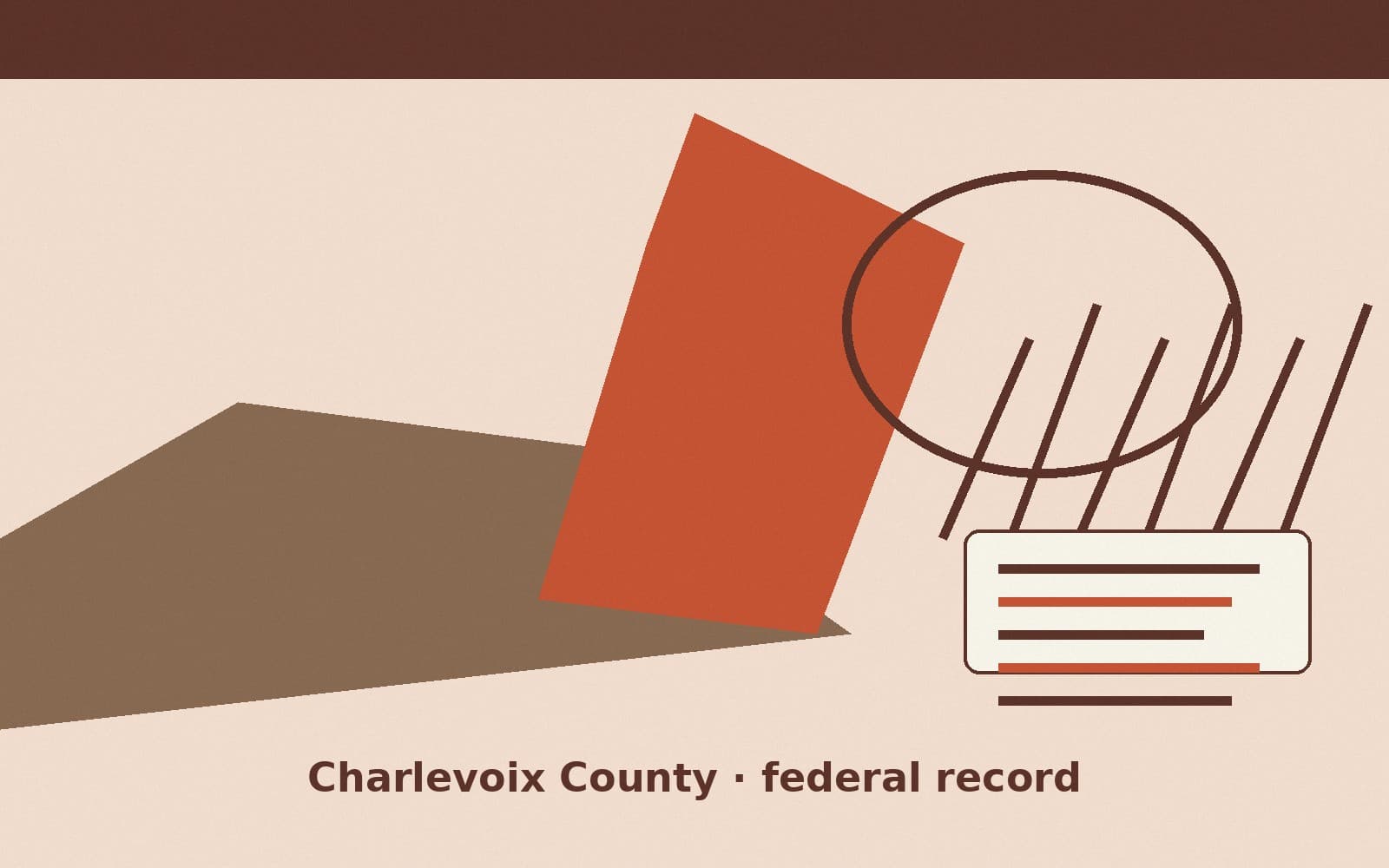 Public notice. Charlevoix County, Michigan, has a federal award on the public books. On September 17, 2026, the Department of Justice recorded a purchase order of $40,500. The offi