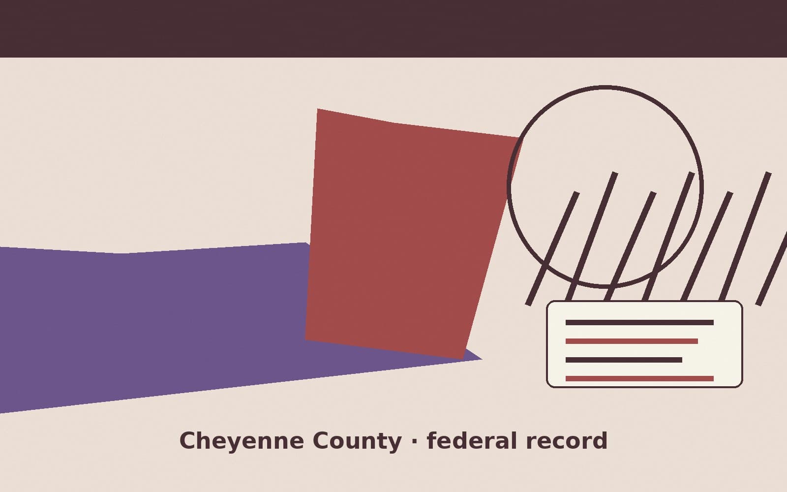 Public notice. Cheyenne County, Colorado, has a federal award on the public books. On September 17, 2026, the Department of Transportation recorded a formula grant of $13,921. The