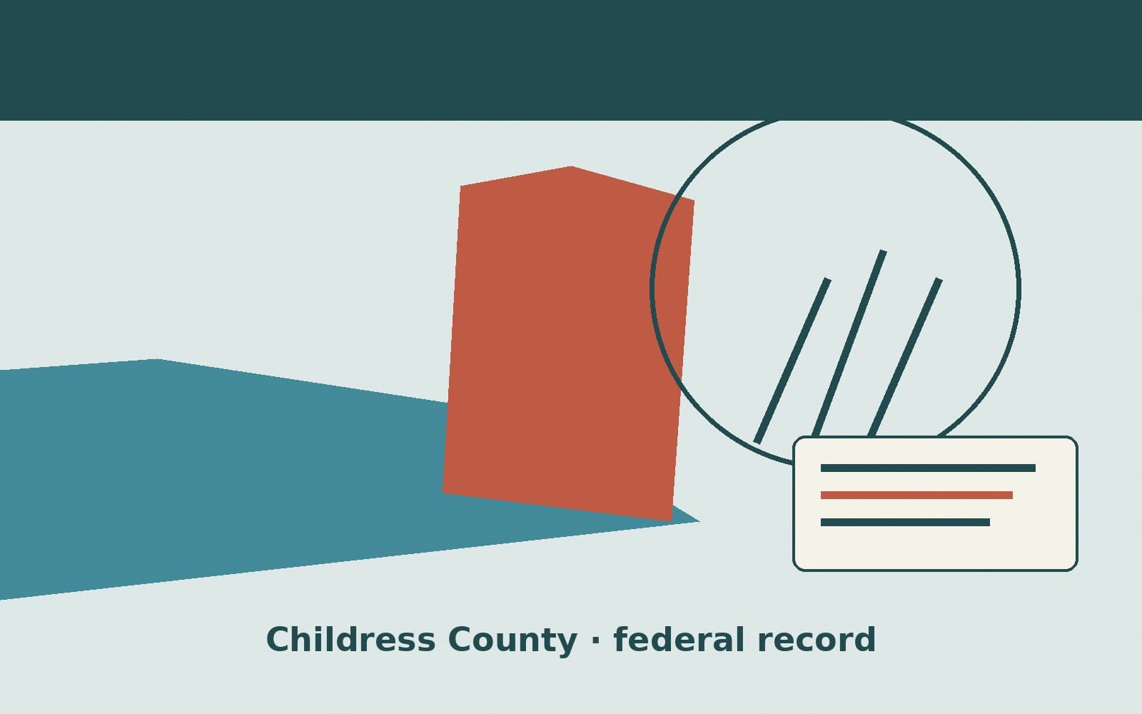 Public notice. Childress County, Texas, has a federal award on the public books. On September 22, 2026, the Department of the Interior recorded a delivery order of $345,666.93. The
