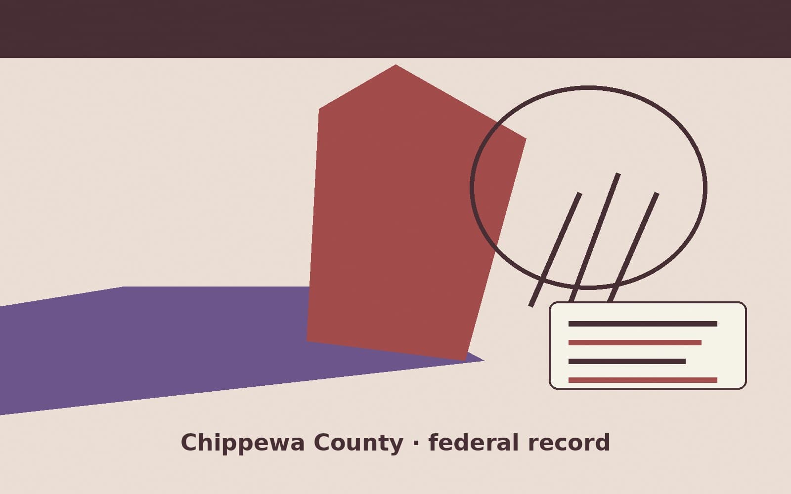 Public notice. Chippewa County, Michigan, has a federal award on the public books. On September 28, 2026, the Department of Homeland Security recorded a purchase order of $37,414.8