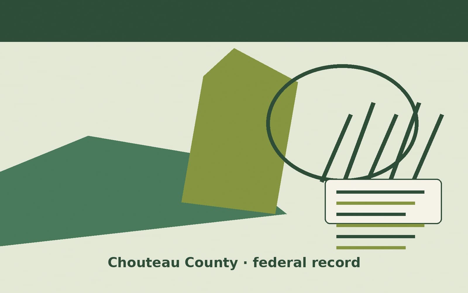 Public notice. Chouteau County, Montana, has a federal award on the public books. On September 24, 2026, the Department of the Interior recorded a delivery order of $112,706.59. Th