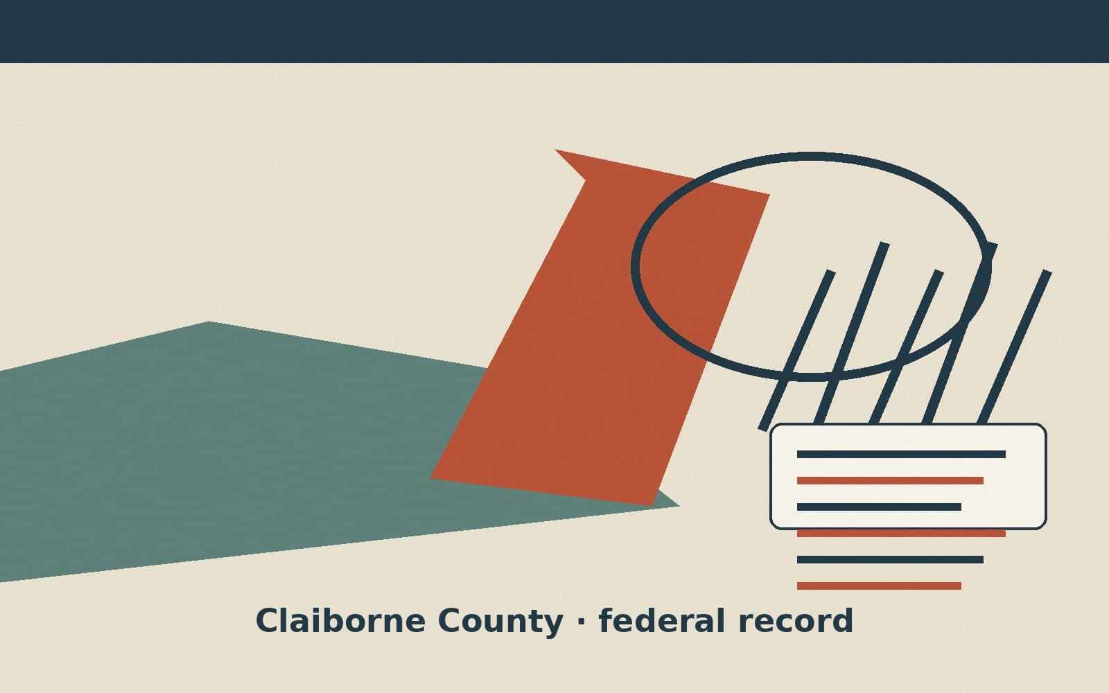 Public notice. Claiborne County, Tennessee, has a federal award on the public books. On September 18, 2026, the Department of Justice recorded a delivery order of $77,981.48. The o