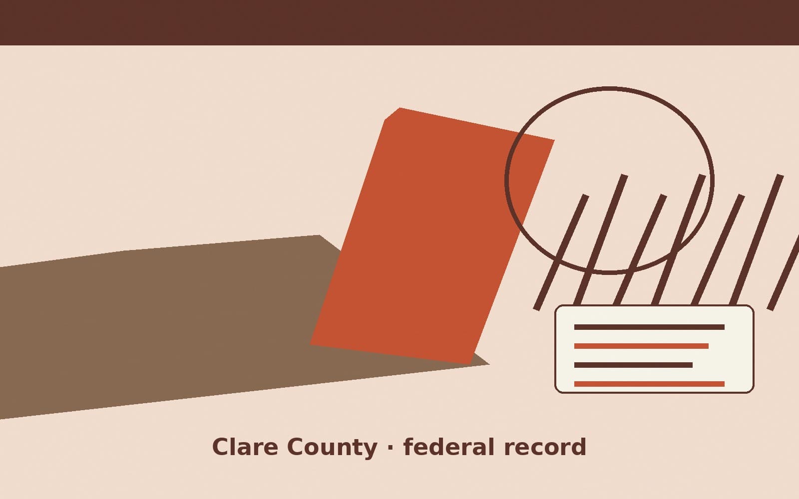 Public notice. Clare County, Michigan, has a federal award on the public books. On September 16, 2026, the Department of Transportation recorded a formula grant of $103.12. The off