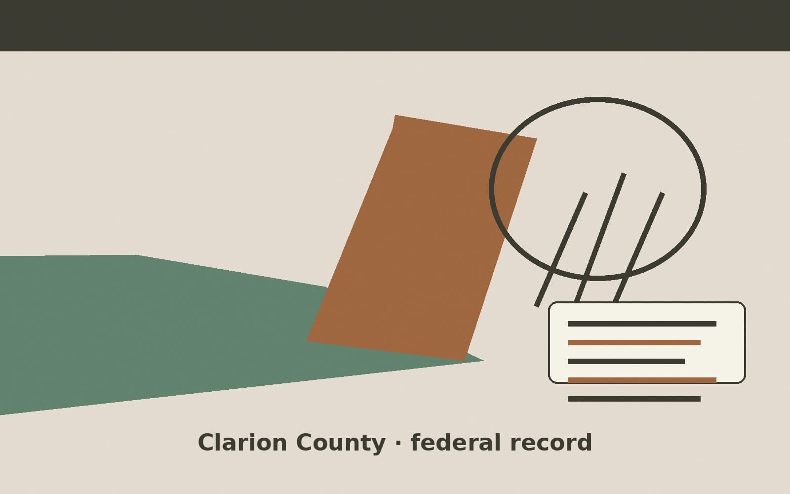 Public notice. Clarion County, Pennsylvania, has a federal award on the public books. On September 2, 2026, the Department of Transportation recorded a formula grant of $500,000. T