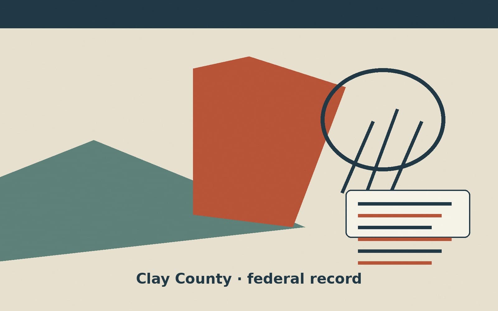 Public notice. Clay County, Tennessee, has a federal award on the public books. On June 9, 2026, the Department of Defense recorded a delivery order of $31,513.60. The office on th