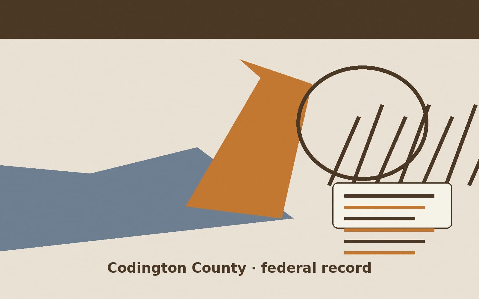 Public notice. Codington County, South Dakota, has a federal award on the public books. On September 21, 2026, the Department of Transportation recorded a project grant of $2,840,5