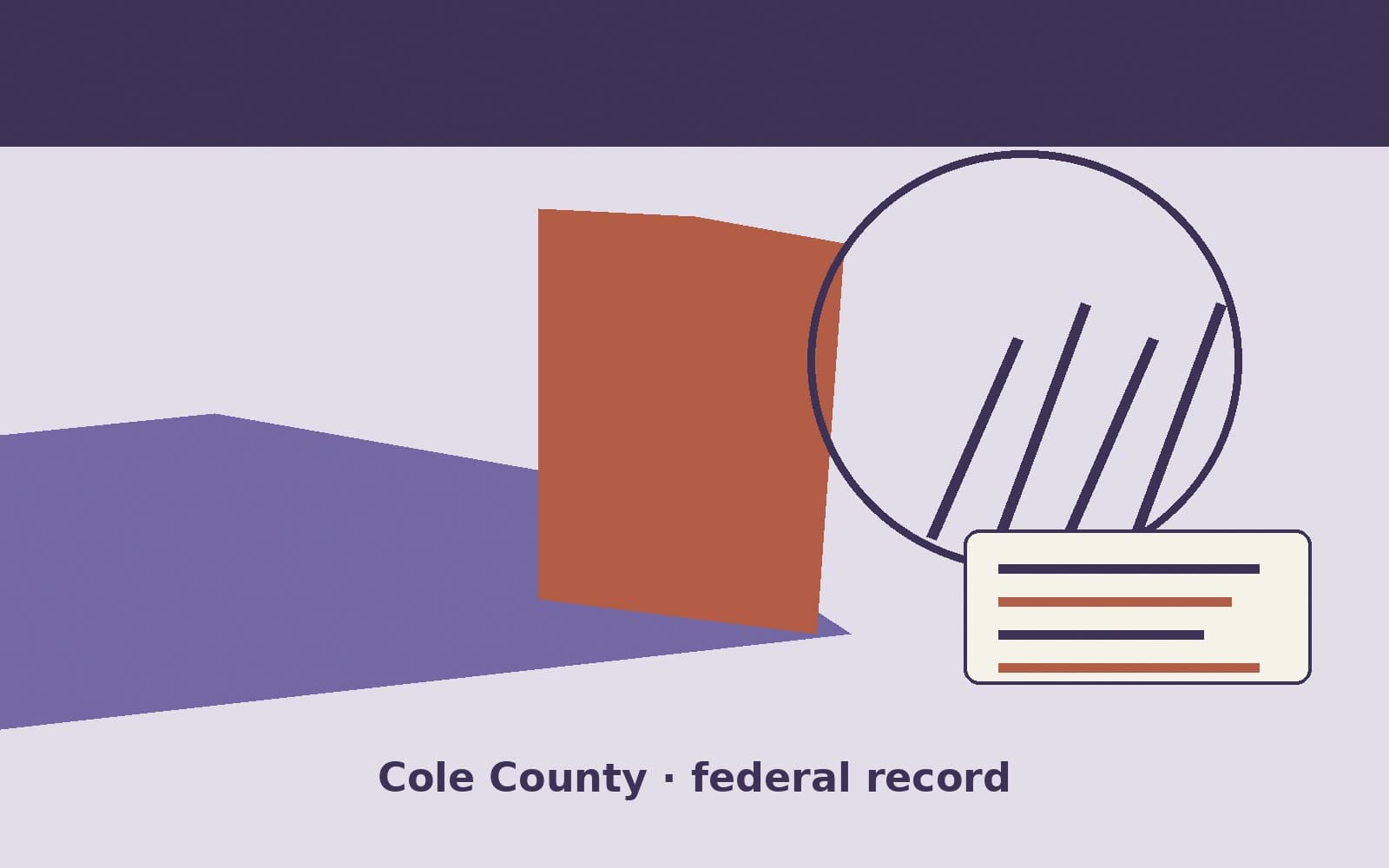 Public notice. Cole County, Missouri, has a federal award on the public books. On September 23, 2026, the Department of Health and Human Services recorded a definitive contract of