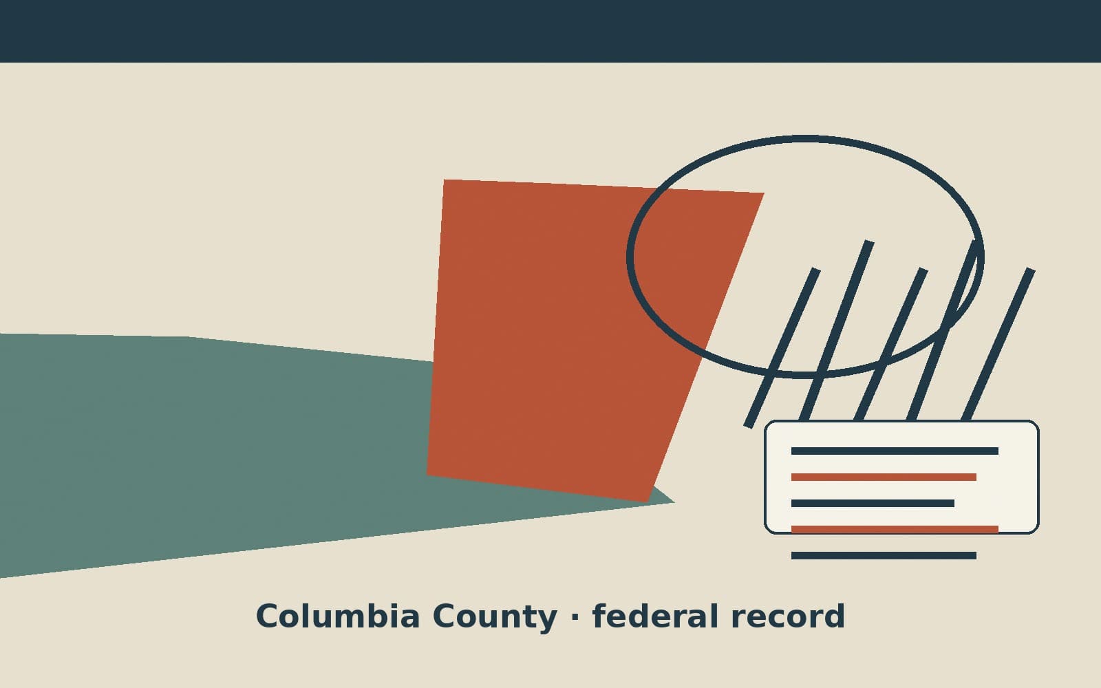 Public notice. Columbia County, Arkansas, has a federal award on the public books. On September 2, 2026, the Department of Transportation recorded a project grant of $221,642. The
