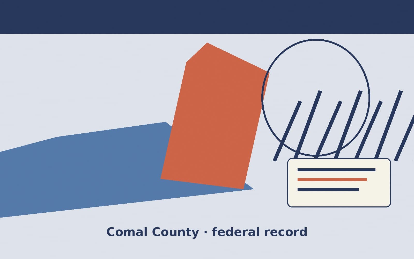 Public notice. Comal County, Texas, has a federal award on the public books. On September 30, 2026, the Department of Agriculture recorded a delivery order of $2,500. The office on