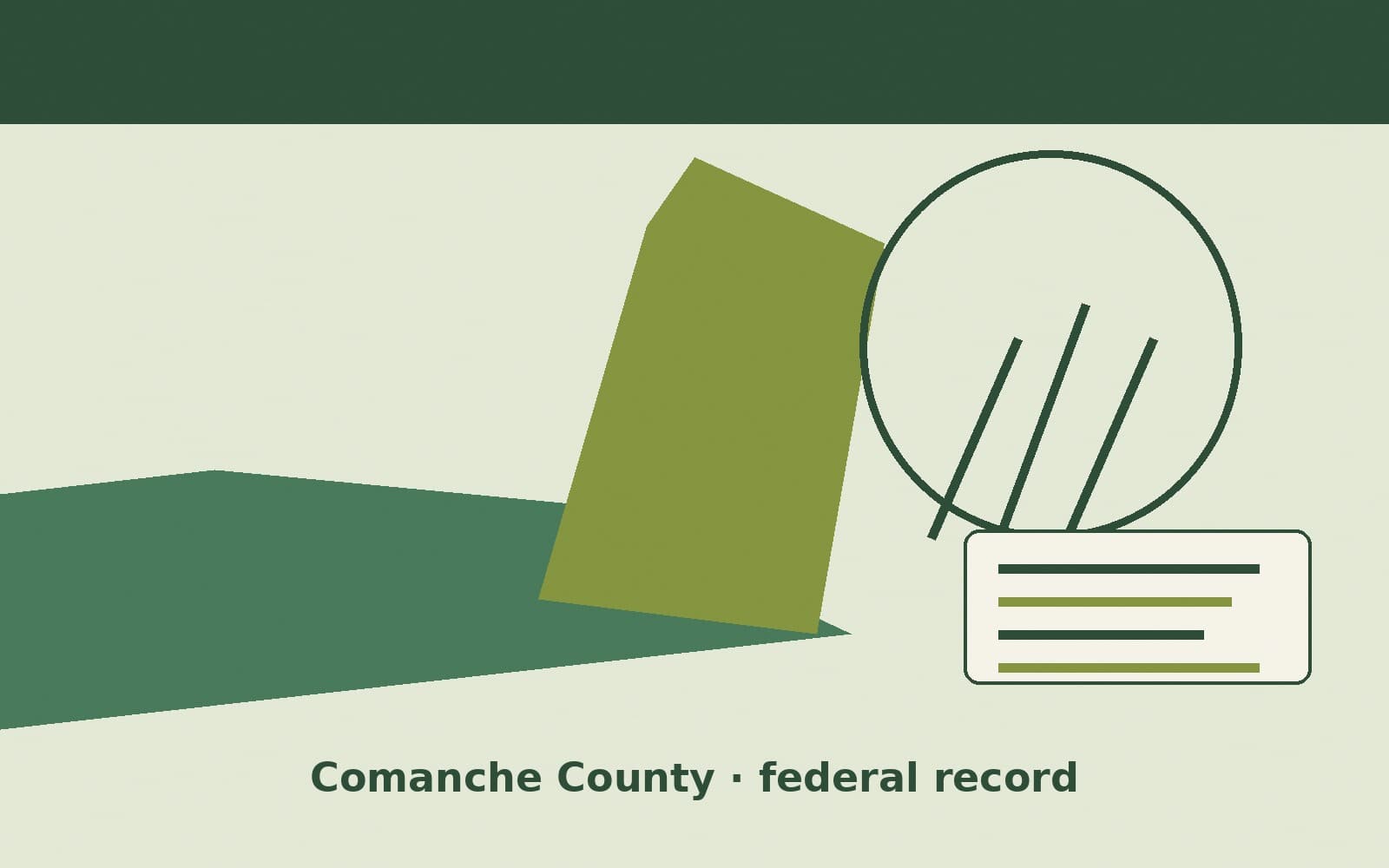 Public notice. Comanche County, Kansas, has a federal award on the public books. On August 11, 2026, the Department of Education recorded a formula grant of $28,334. The office on