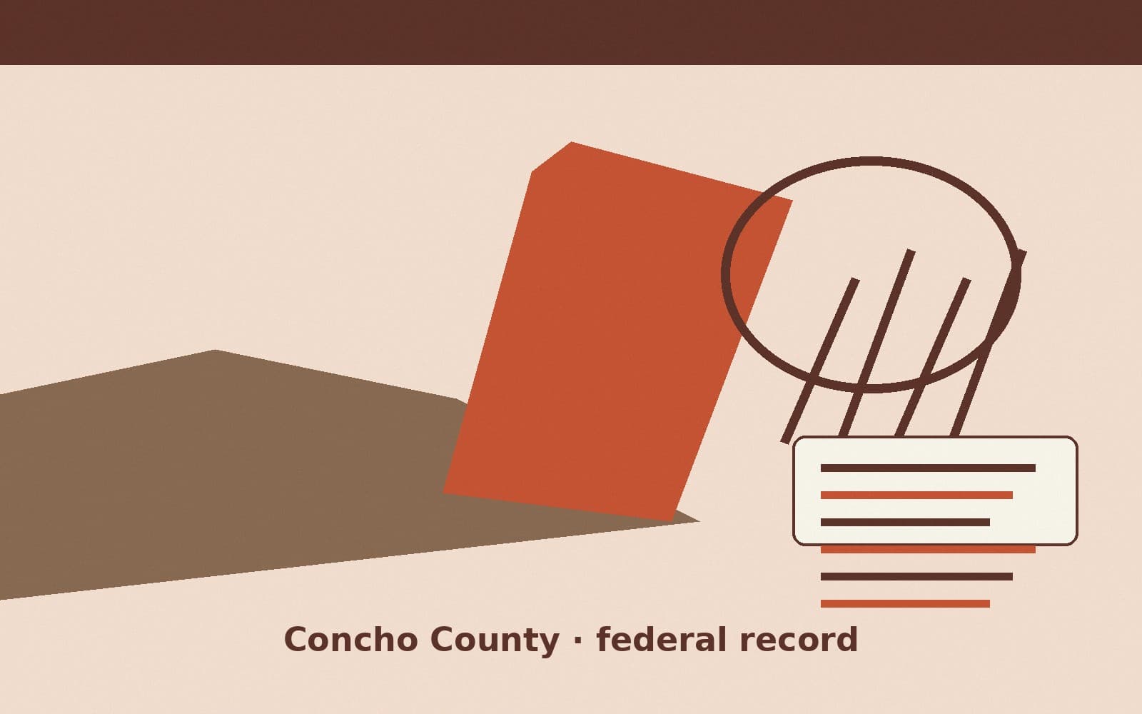 Public notice. Concho County, Texas, has a federal award on the public books. On August 18, 2026, the Department of Housing and Urban Development recorded a formula grant of $135.