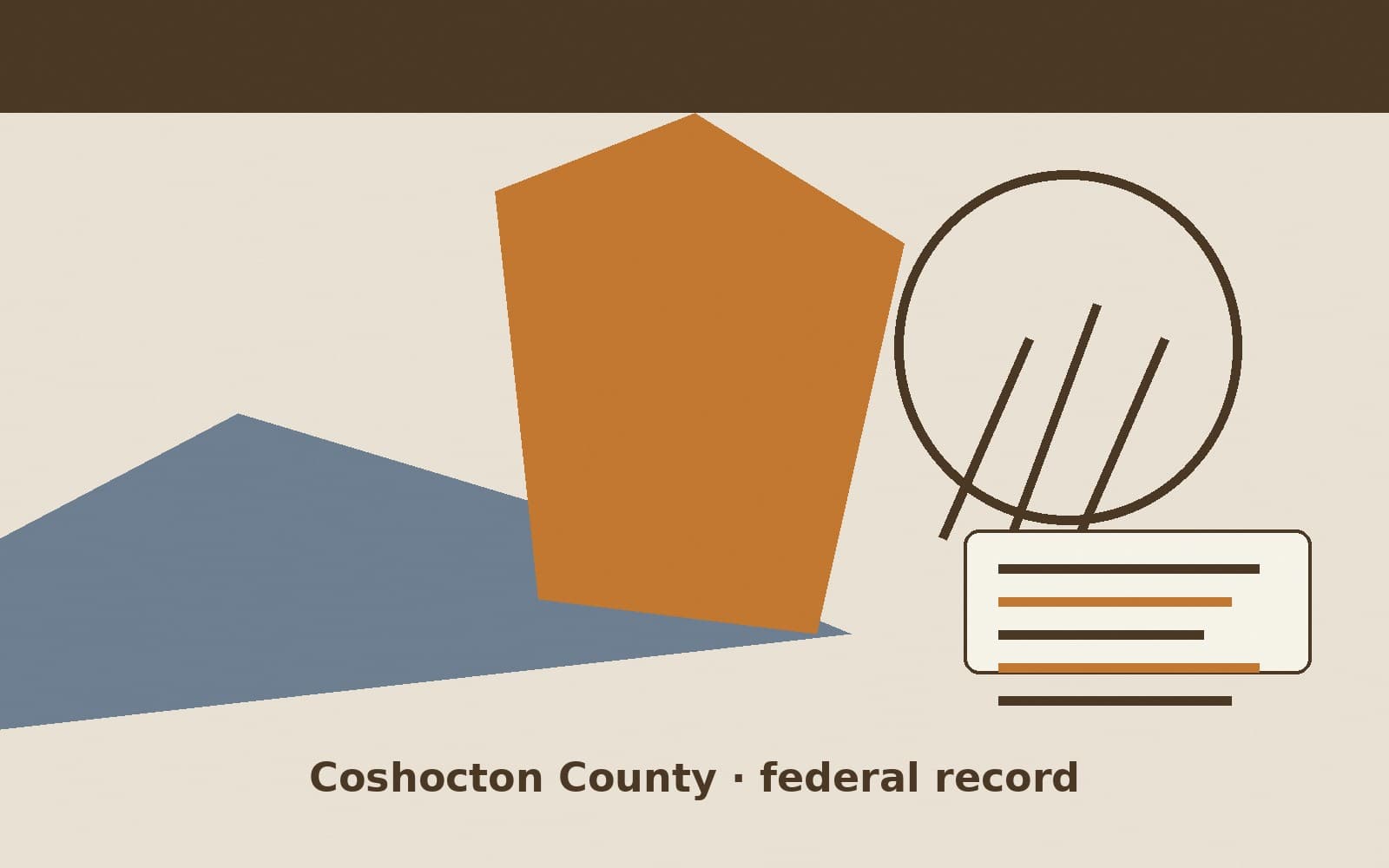 Public notice. Coshocton County, Ohio, has a federal award on the public books. On September 18, 2026, the Department of Justice recorded a purchase order of $69,406.96. The office