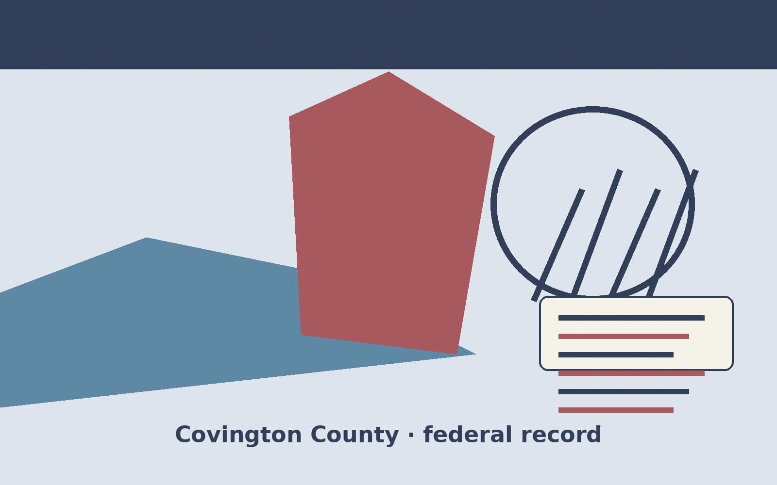 Public notice. Covington County, Alabama, has a federal award on the public books. On September 15, 2026, the Department of Transportation recorded a formula grant of $800,000. The
