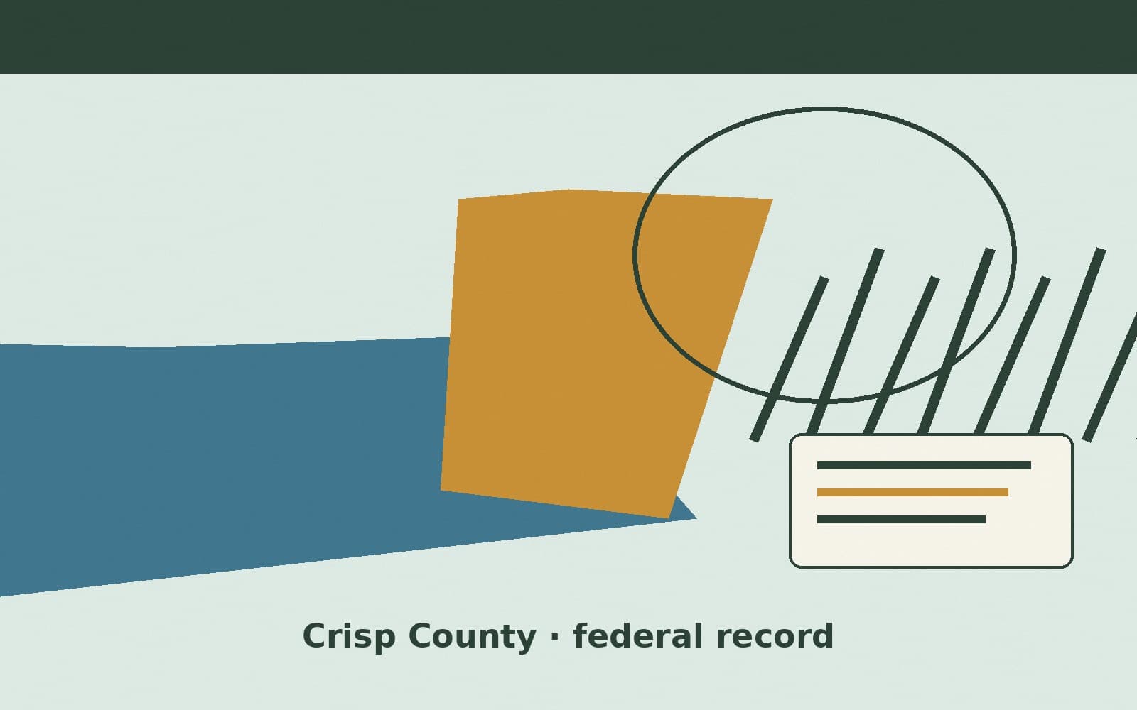 Public notice. Crisp County, Georgia, has a federal award on the public books. On September 22, 2026, the Department of Health and Human Services recorded a project grant of $1,000