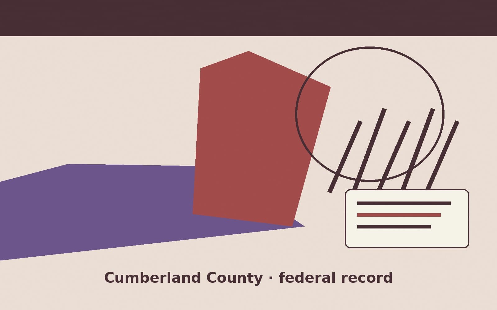 Public notice. Cumberland County, New Jersey, has a federal award on the public books. On September 22, 2026, the Department of Homeland Security recorded a definitive contract of