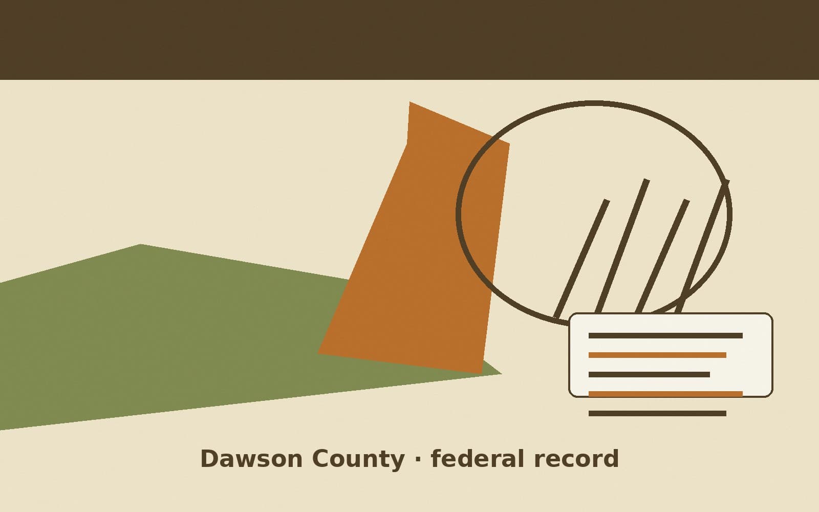 Public notice. Dawson County, Texas, has a federal award on the public books. On September 29, 2026, the Department of Agriculture recorded a delivery order of $40,000. The office