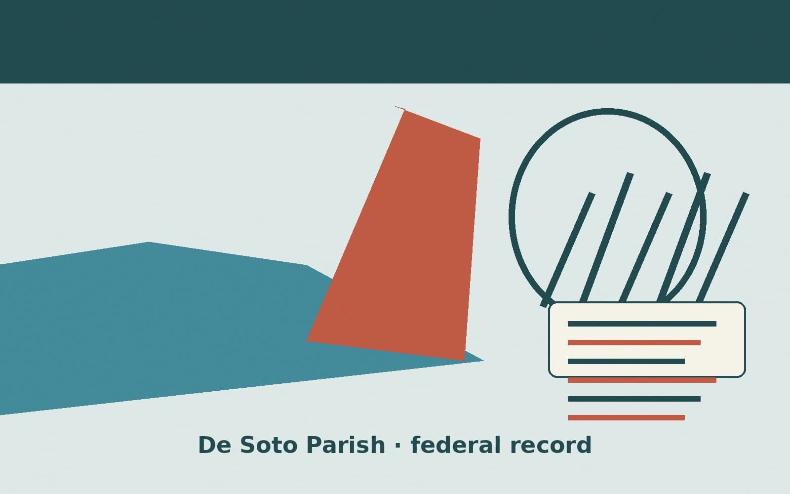 Public notice. De Soto Parish, Louisiana, has a federal award on the public books. On September 16, 2026, the Department of Transportation recorded a formula grant of $27,300. The