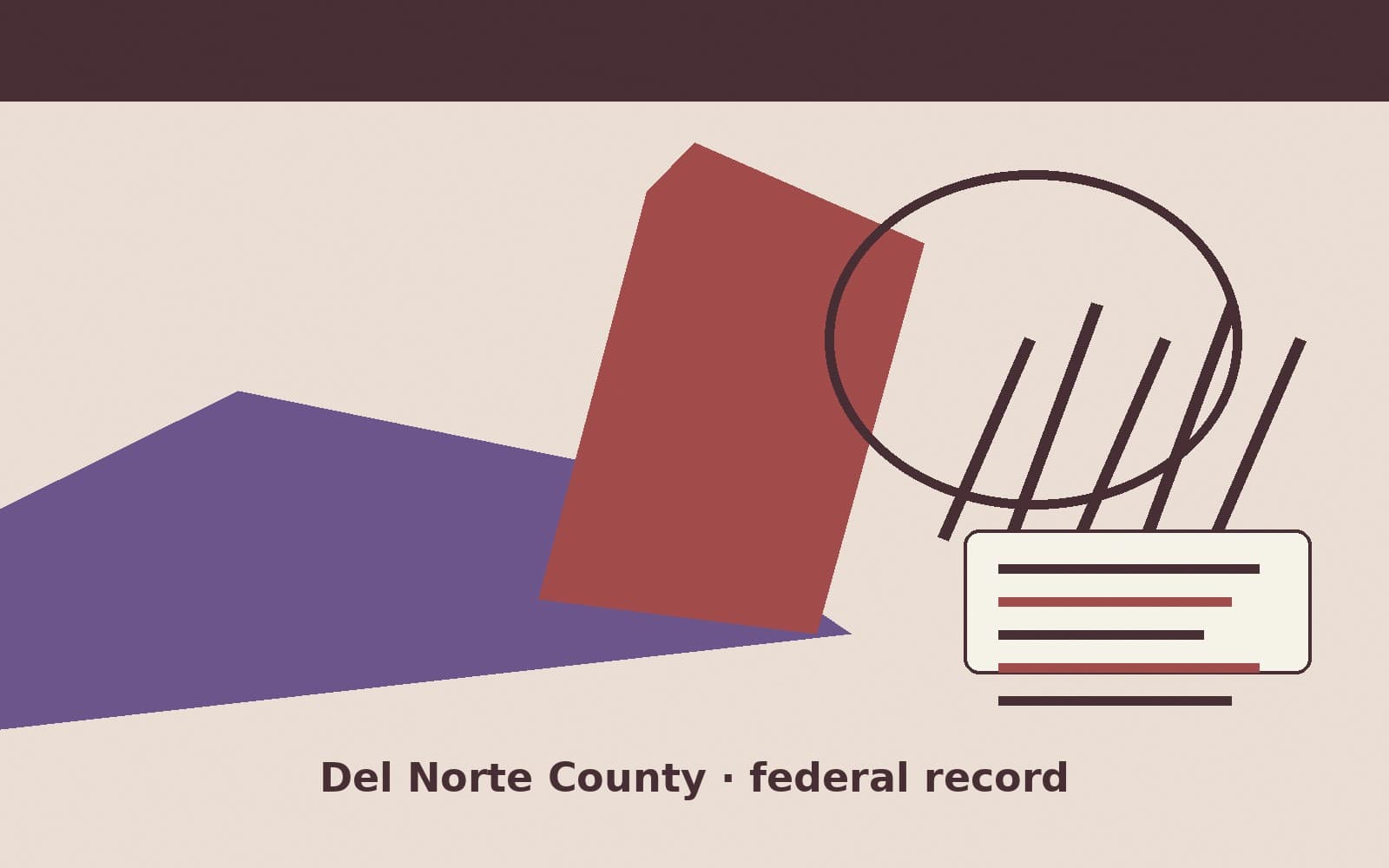 Public notice. Del Norte County, California, has a federal award on the public books. On September 25, 2026, the Department of the Interior recorded a delivery order of $100,463. T