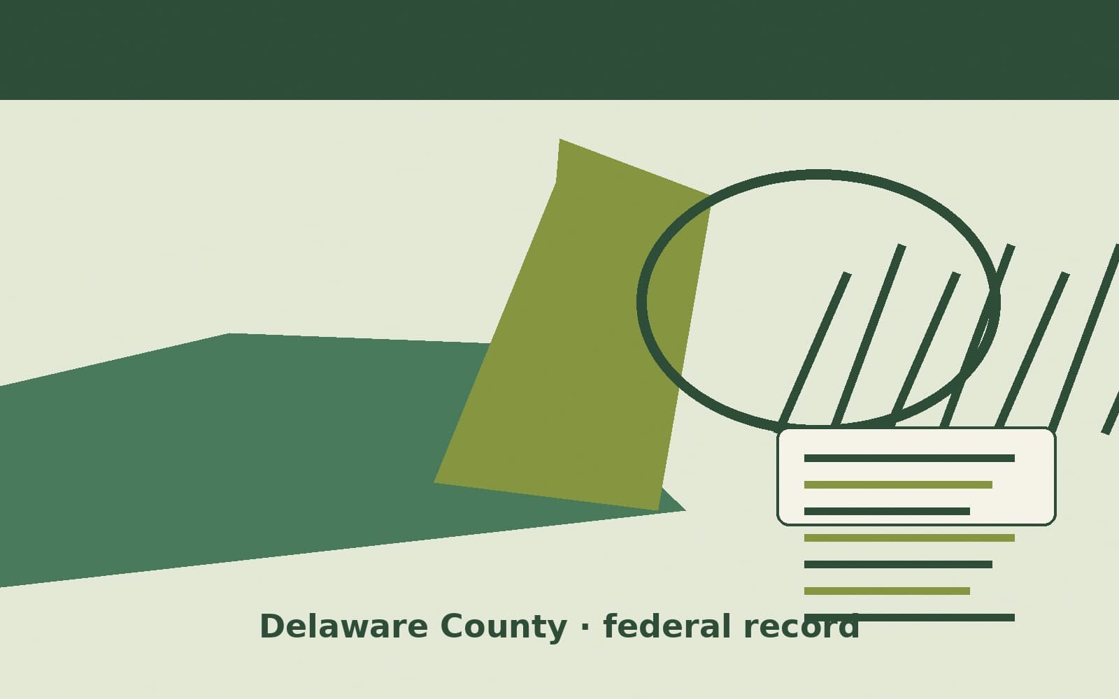 Public notice. Delaware County, Iowa, has a federal award on the public books. On June 18, 2026, the Department of Agriculture recorded a project grant of $6,168. The office on the