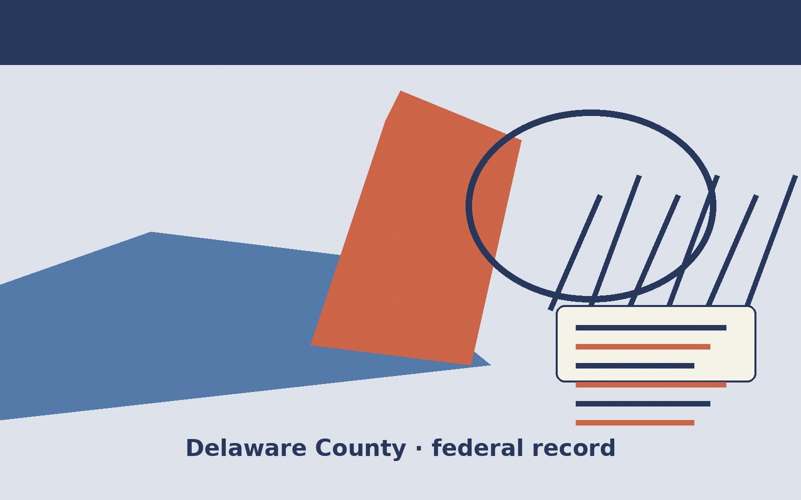 Public notice. Delaware County, Indiana, has a federal award on the public books. On September 22, 2026, the Department of the Interior recorded a definitive contract of $74,675. T