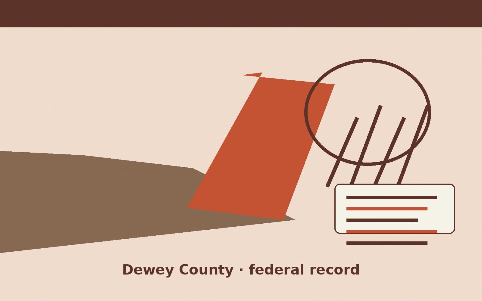 Public notice. Dewey County, Oklahoma, has a federal award on the public books. On September 3, 2026, the Department of Transportation recorded a formula grant of $59,616.07. The o