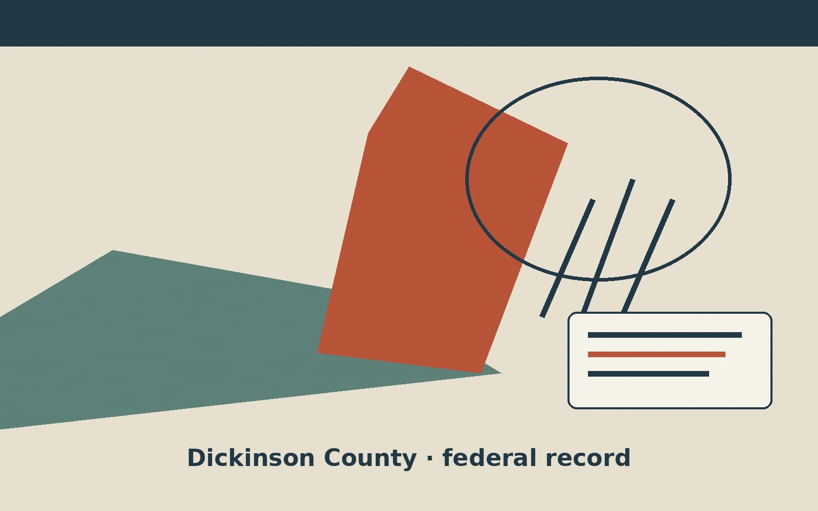 Public notice. Dickinson County, Michigan, has a federal award on the public books. On October 1, 2026, the Department of Veterans Affairs recorded a purchase order of $108,292. Th