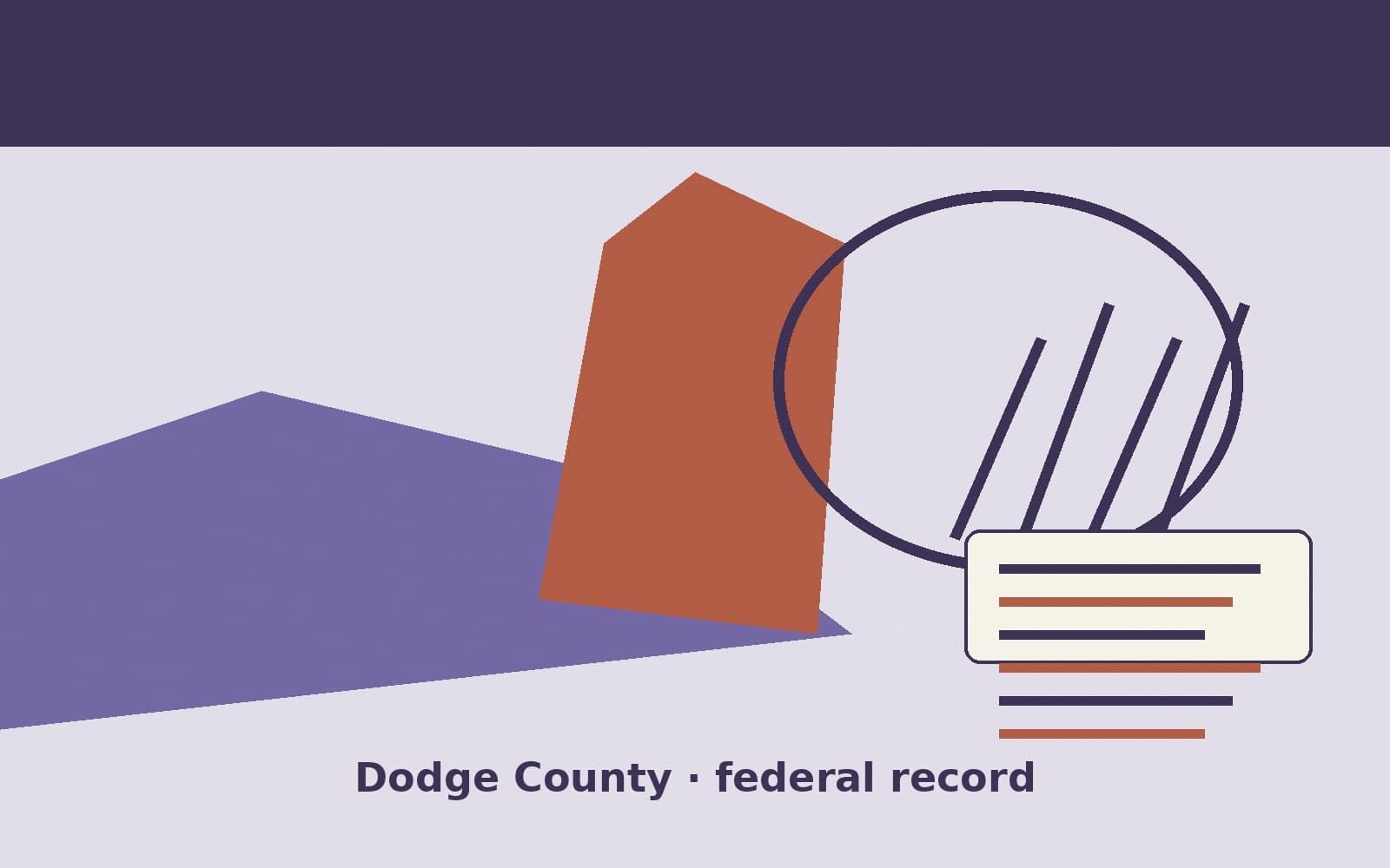 Public notice. Dodge County, Wisconsin, has a federal award on the public books. On September 21, 2026, the Department of the Interior recorded a delivery order of $34,762.98. The