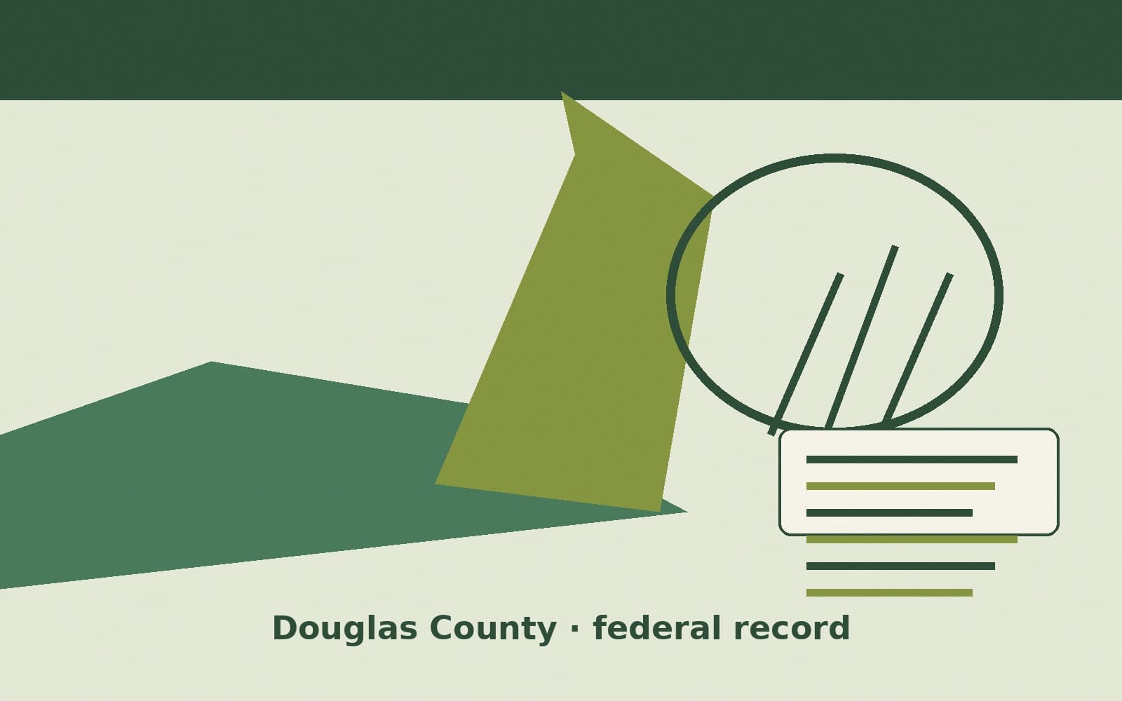Public notice. Douglas County, South Dakota, has a federal award on the public books. On August 21, 2026, the Department of Transportation recorded a formula grant of $110,646.12.