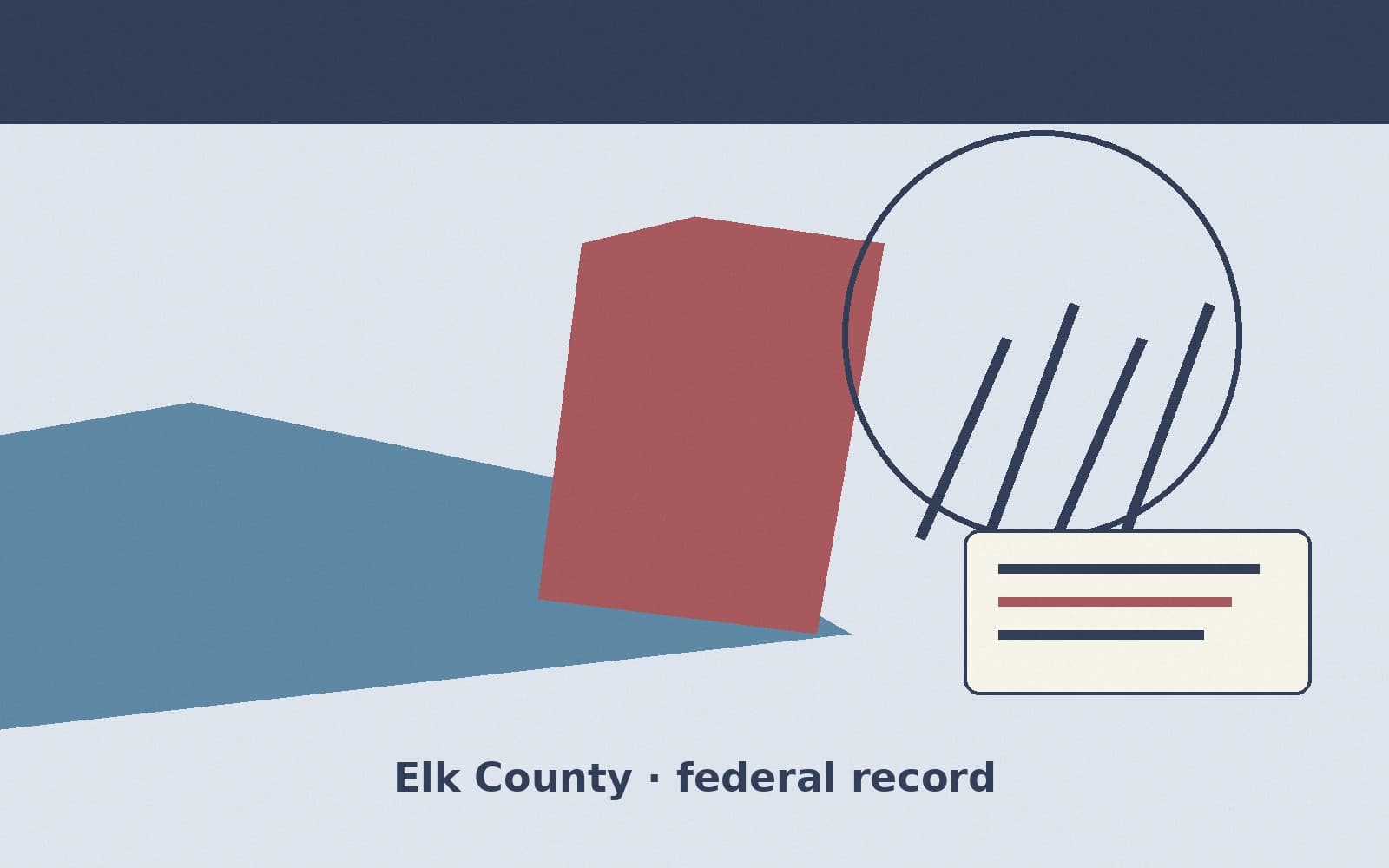Public notice. Elk County, Pennsylvania, has a federal award on the public books. On September 23, 2026, the Department of Justice recorded a purchase order of $28,915.50. The offi