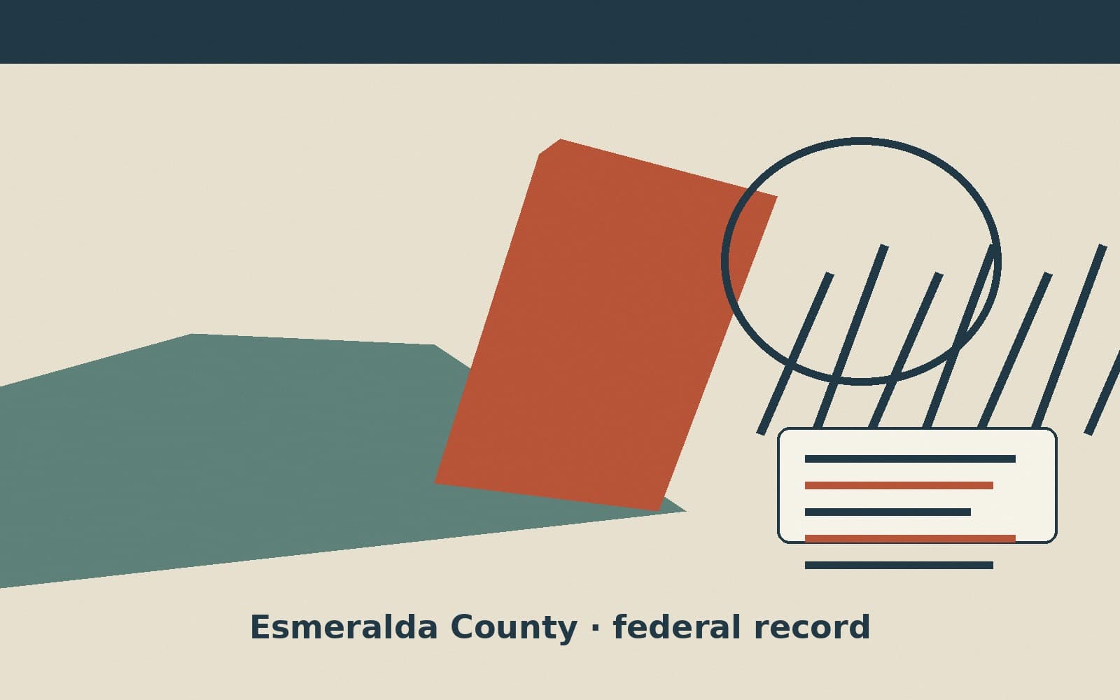 Public notice. Esmeralda County, Nevada, has a federal award on the public books. On August 25, 2026, the Department of Education recorded a formula grant of $8,978. The recipient