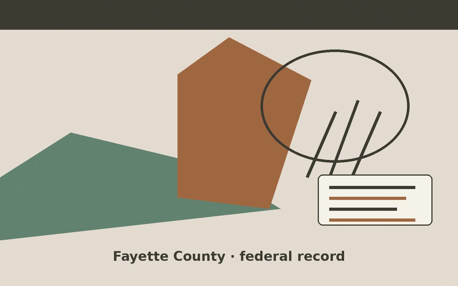 Public notice. Fayette County, Georgia, has a federal award on the public books. On September 23, 2026, the Department of Commerce recorded a purchase order of $435,562. The office