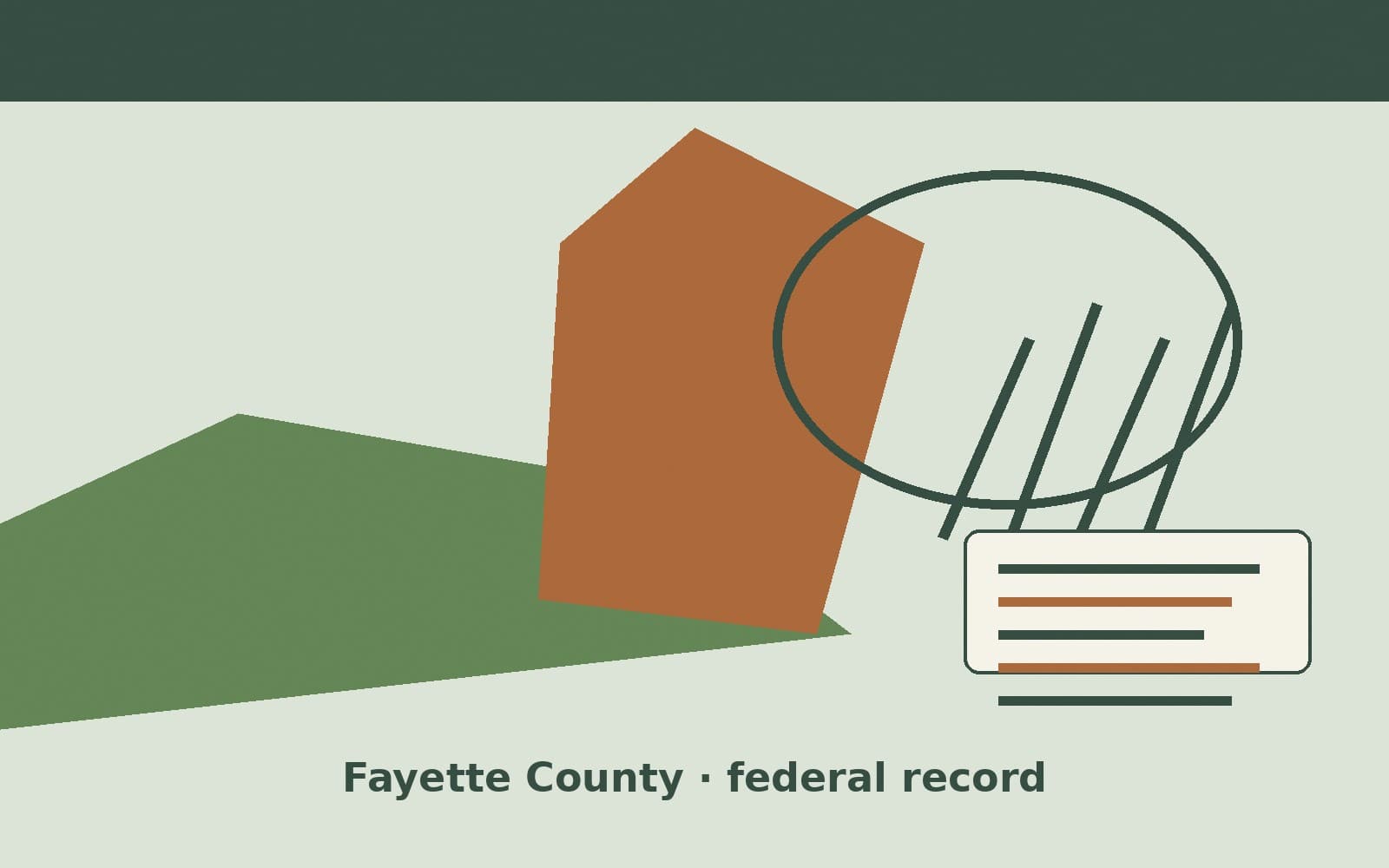 Public notice. Fayette County, Pennsylvania, has a federal award on the public books. On September 30, 2026, the Department of Transportation recorded a delivery order of $939,600.