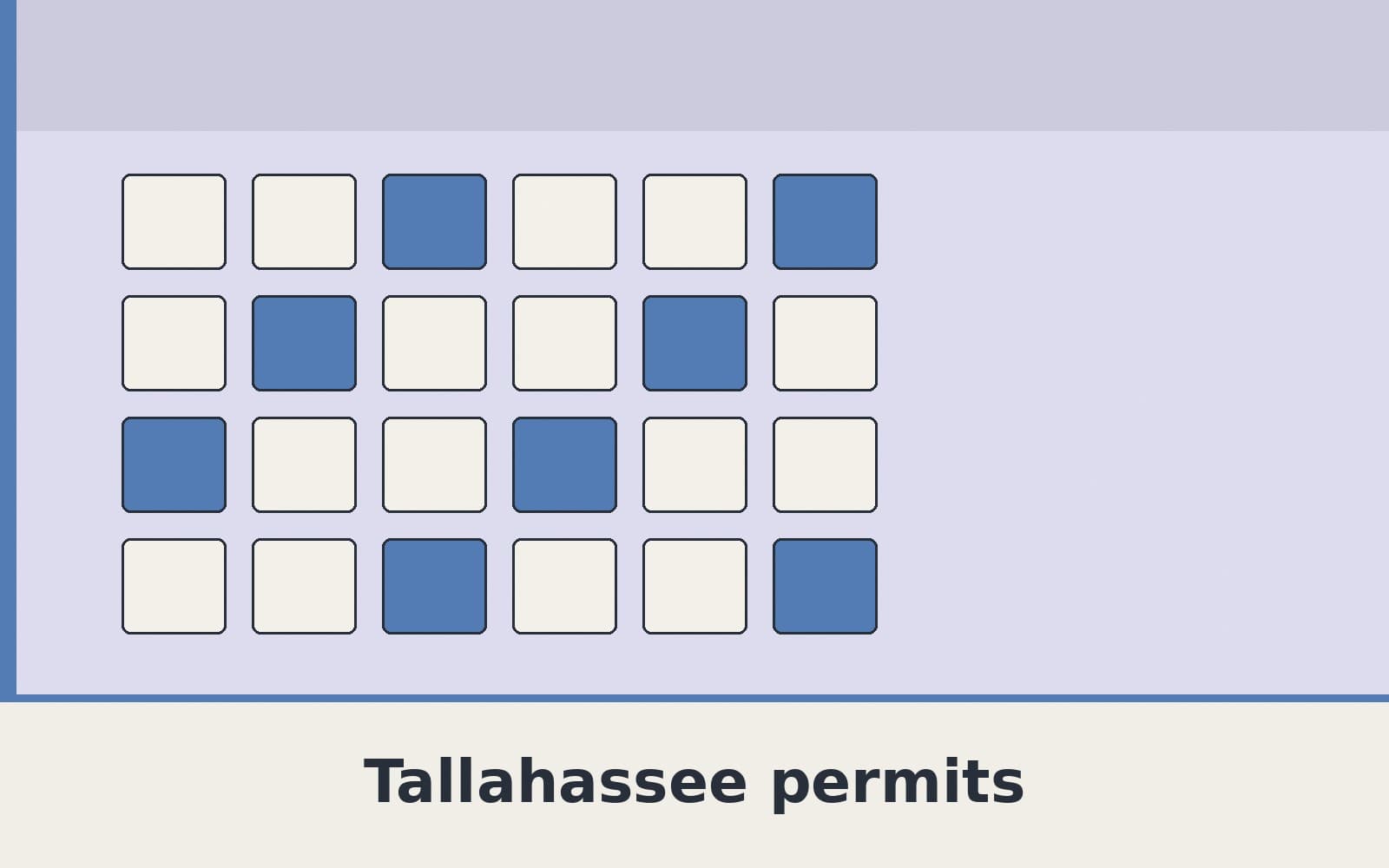 Public notice. The Tallahassee and Leon County active building-permits map has no issued date from September 27, 2026, through October 3, 2026. The newest issued date on that map i
