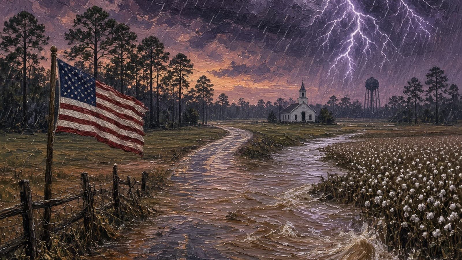 Heavy rain is causing flash flooding in southwestern Burke County, Georgia. The National Weather Service in Columbia, South Carolina, issued a Flash Flood Warning at 8:17 p.m. EDT