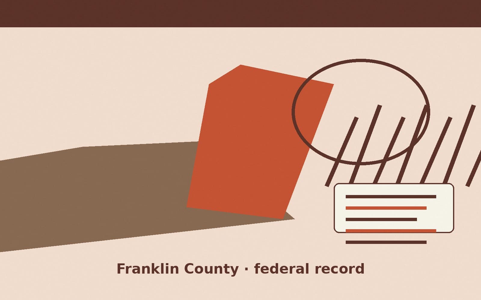 Public notice. Franklin County, Indiana, has a federal award on the public books. On October 1, 2026, the Department of Veterans Affairs recorded a blanket-purchase call of $2,000,