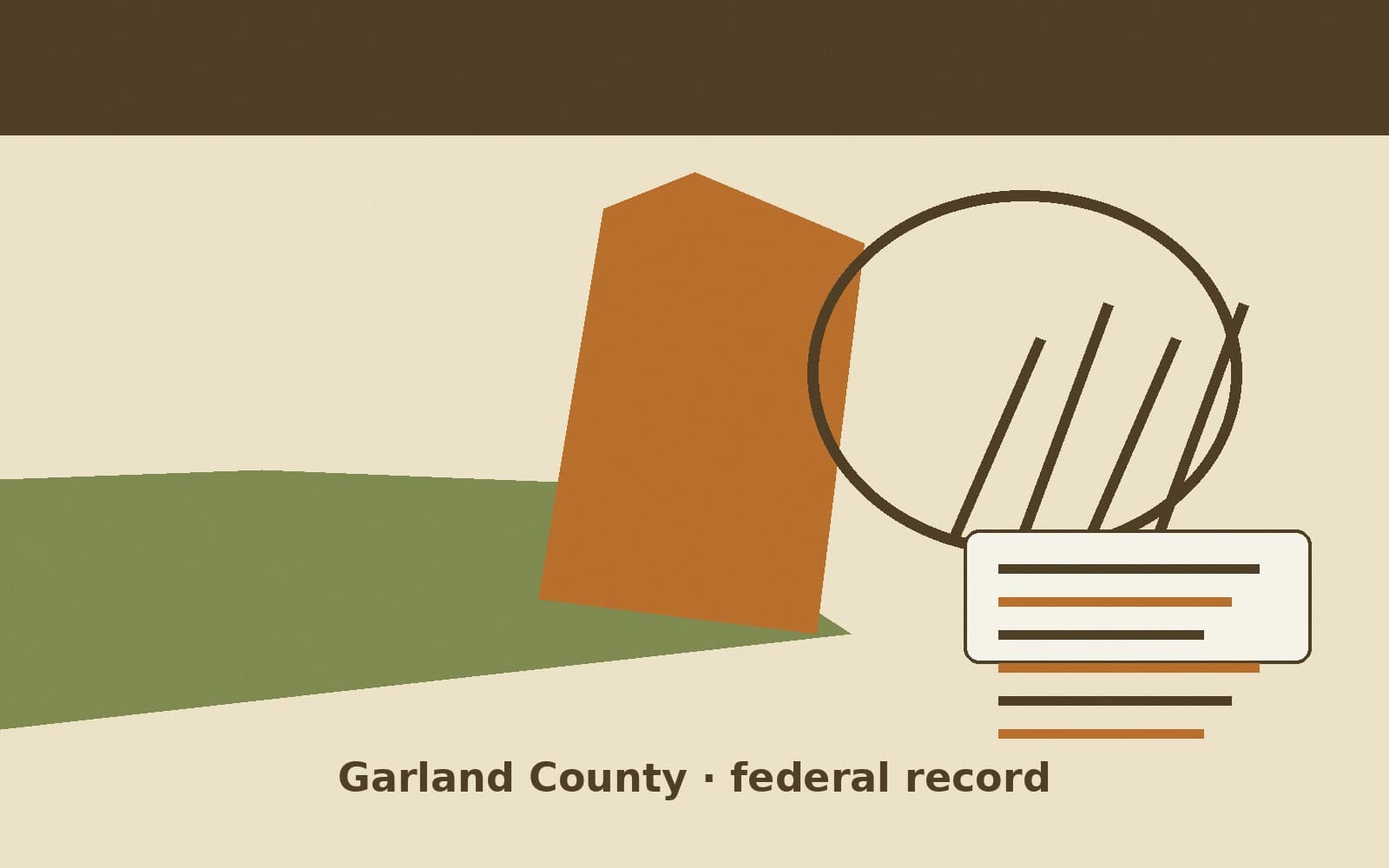 Public notice. Garland County, Arkansas, has a federal award on the public books. On September 30, 2026, the Department of Justice recorded a purchase order of $31,816.95. The offi
